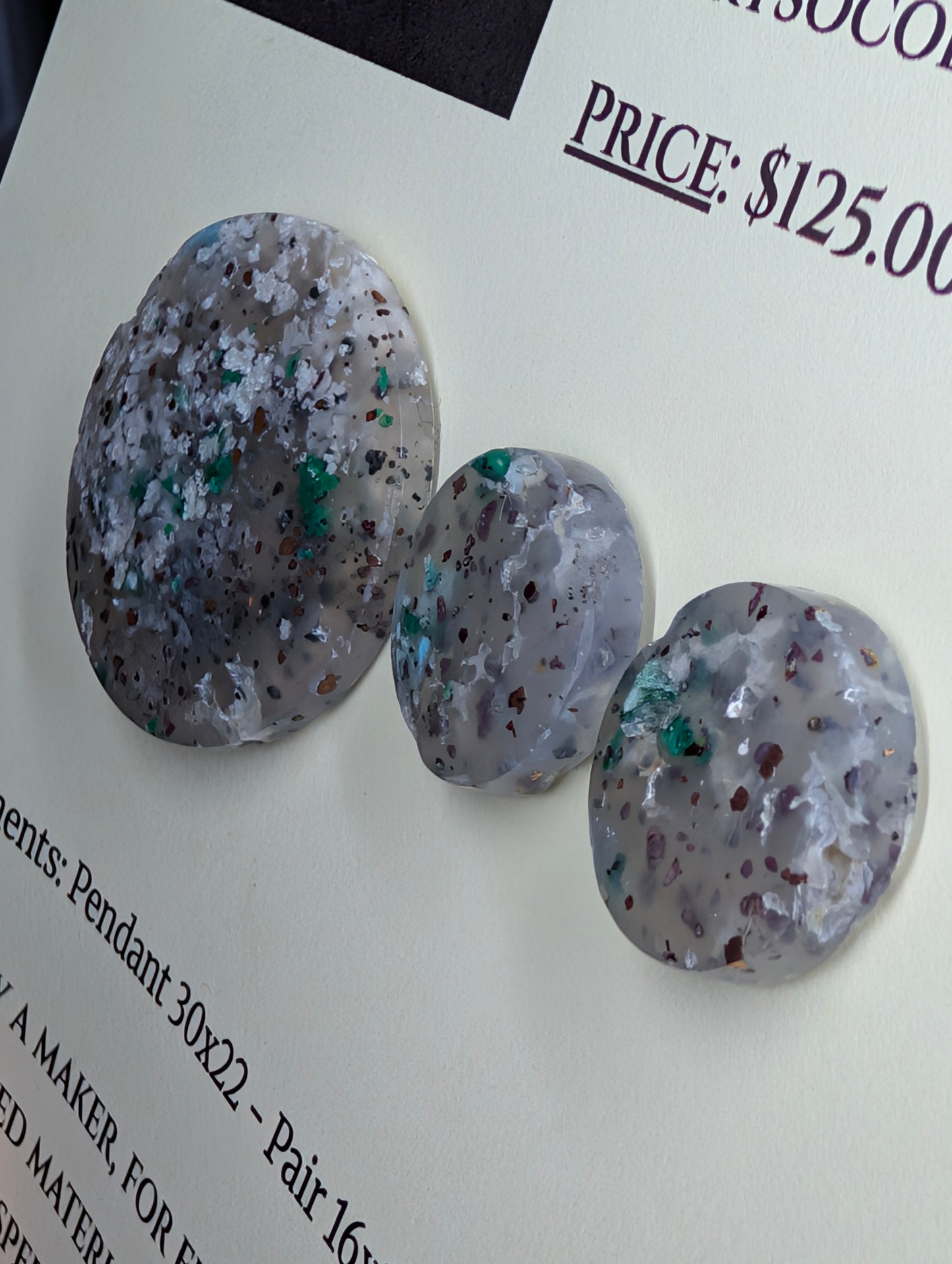 Circle Shape - Confetti Chrysocolla - Sacred Alchemy Select - Design-Ready Set.