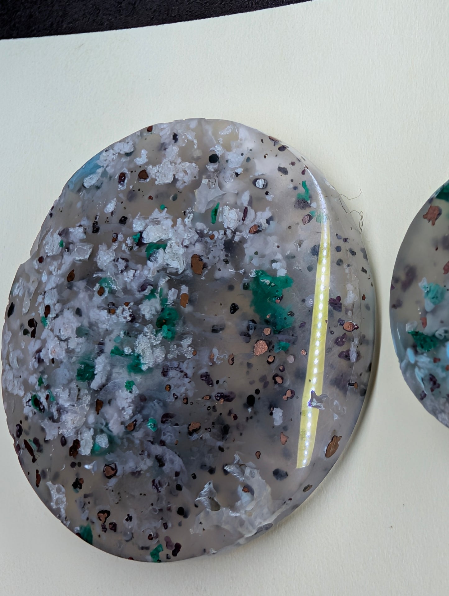 Circle Shape - Confetti Chrysocolla - Sacred Alchemy Select - Design-Ready Set.