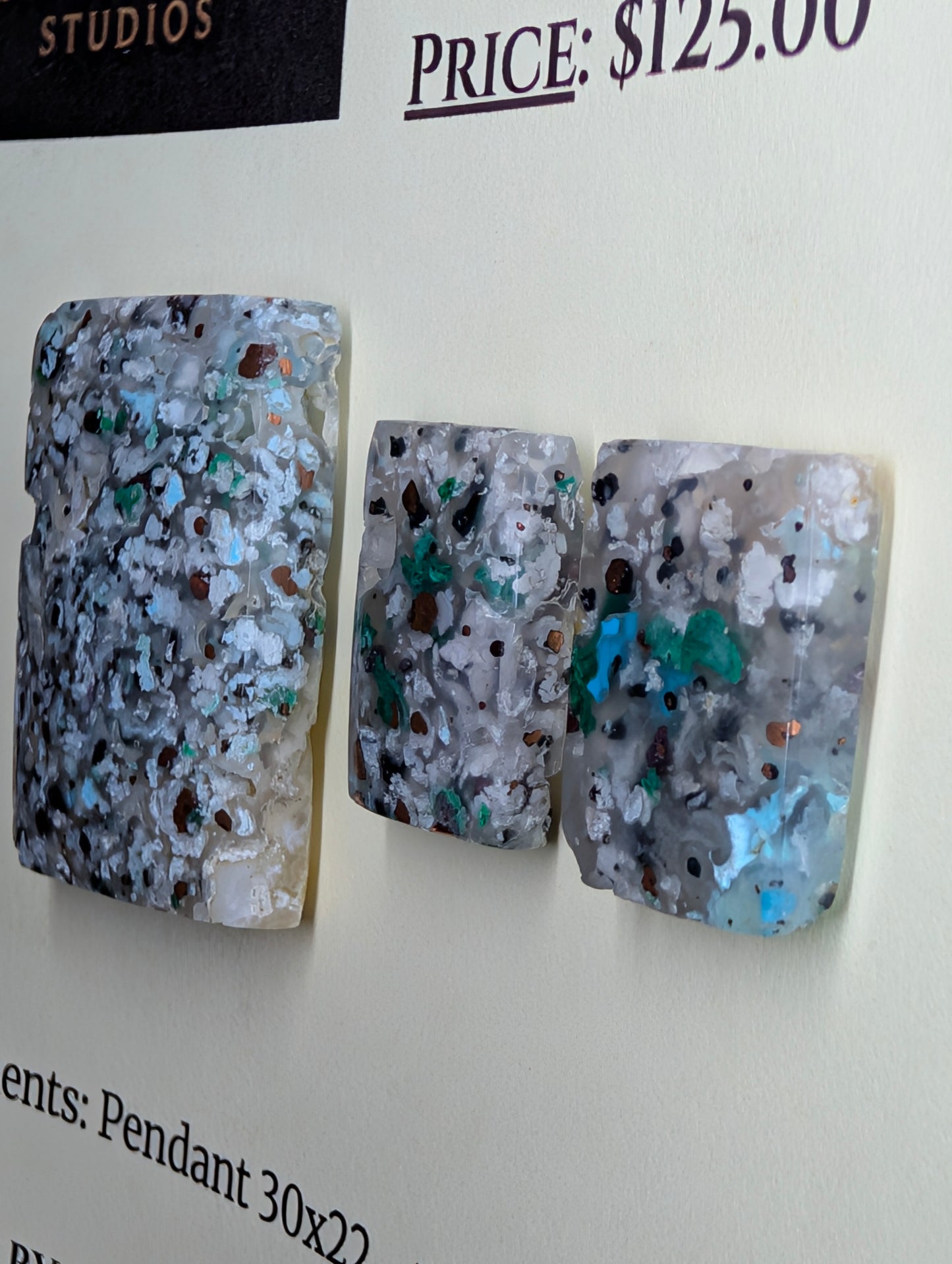 Rectangle Shape - Confetti Chrysocolla - Sacred Alchemy Select - Design-Ready Set