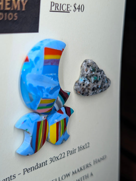 Crescent Moon - Surfite - Design-Ready Set by Sacred Alchemy Studios