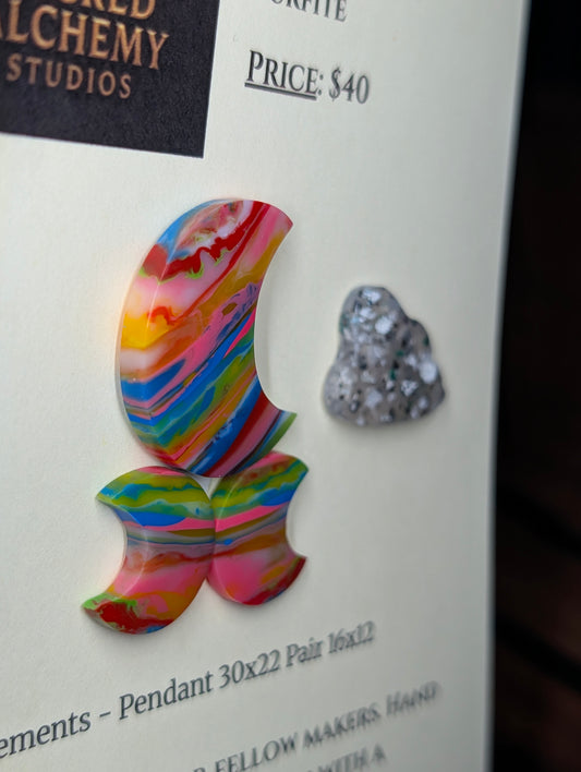 Crescent Moon - Surfite - Design-Ready Set by Sacred Alchemy Studios