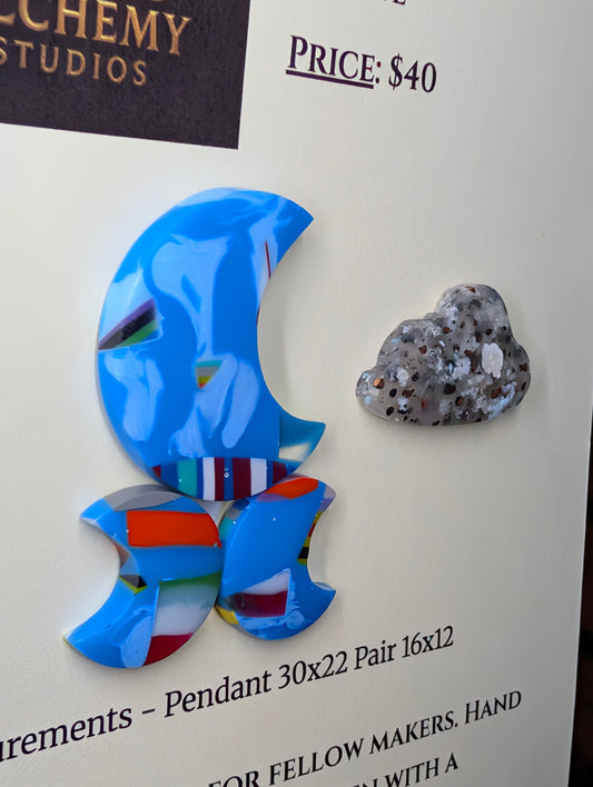 Crescent Moon - Surfite - Design-Ready Set by Sacred Alchemy Studios