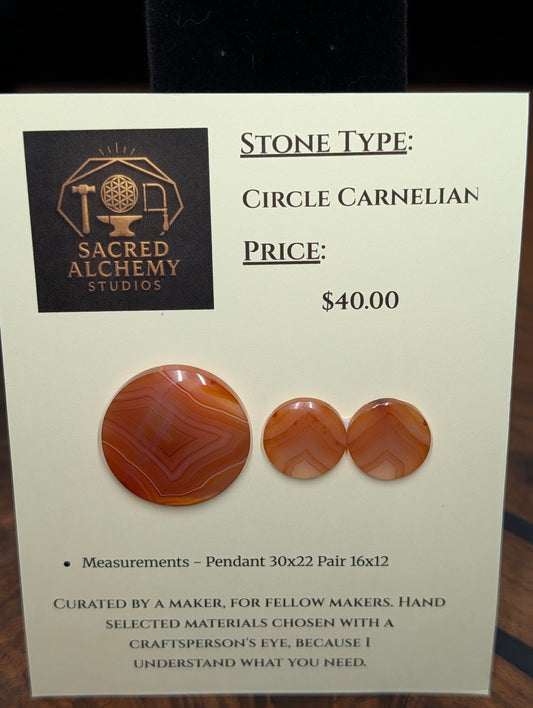 Circle Shape - Carnelian - Design-Ready Set by Sacred Alchemy Studios