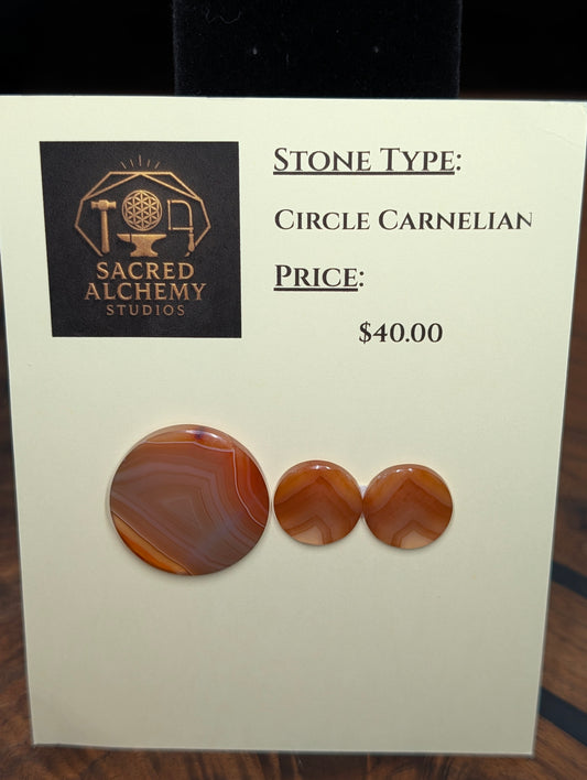 Circle Shape - Carnelian - Design-Ready Set by Sacred Alchemy Studios