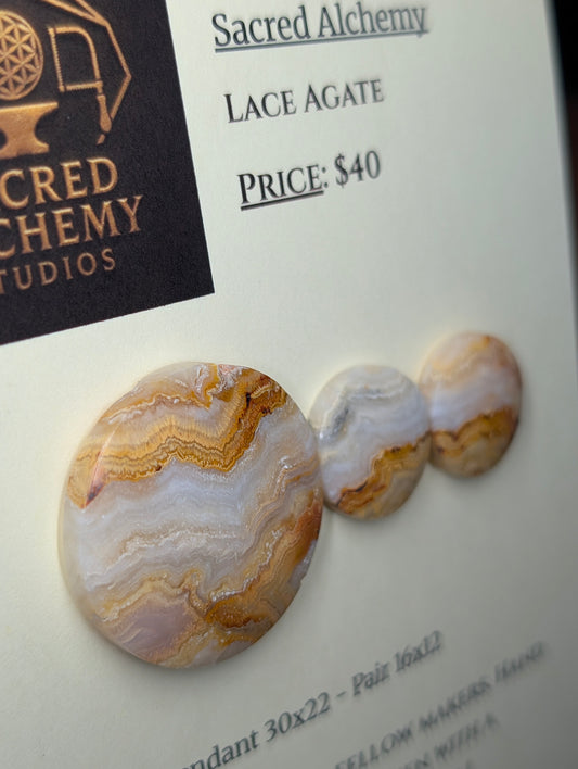 Circle Shape - Lace Agate - Design-Ready Set by Sacred Alchemy Studios