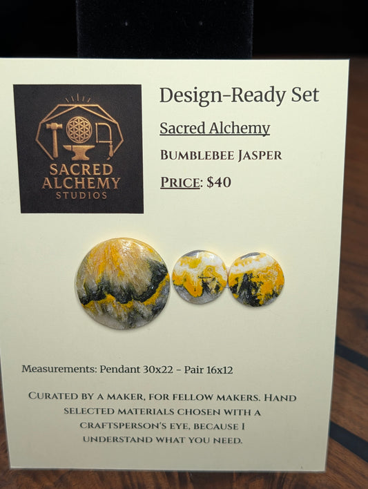 Circle Shape - Bumblebee Jasper - Design-Ready Set by Sacred Alchemy Studios