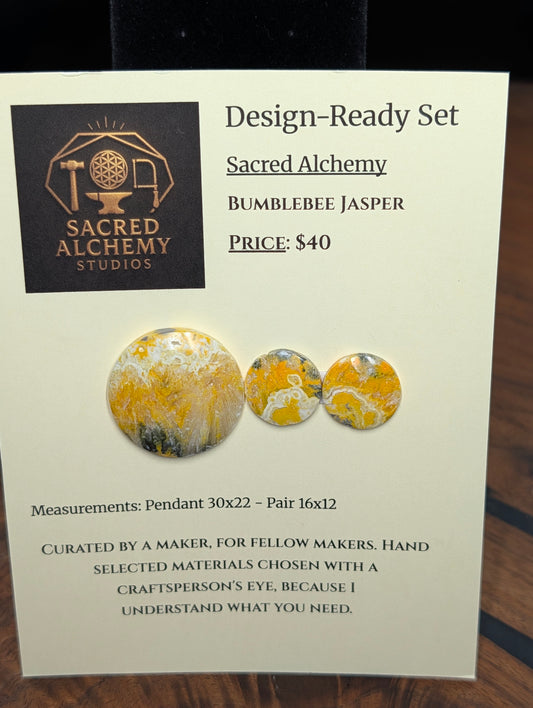 Circle Shape - Bumblebee Jasper - Design-Ready Set by Sacred Alchemy Studios