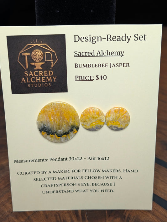 Circle Shape - Bumblebee Jasper - Design-Ready Set by Sacred Alchemy Studios