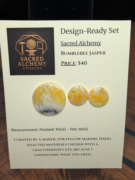 Circle Shape - Bumblebee Jasper - Design-Ready Set by Sacred Alchemy Studios