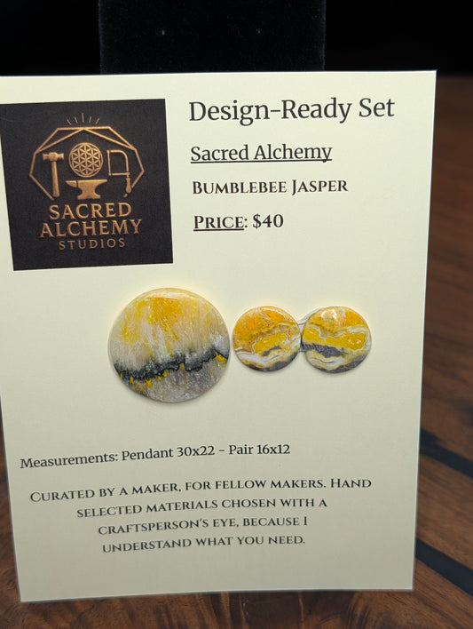 Circle Shape - Bumblebee Jasper - Design-Ready Set by Sacred Alchemy Studios