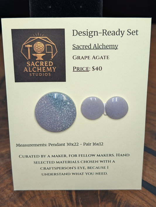 Circle Shape - Grape Agate - Design-Ready Set by Sacred Alchemy Studios