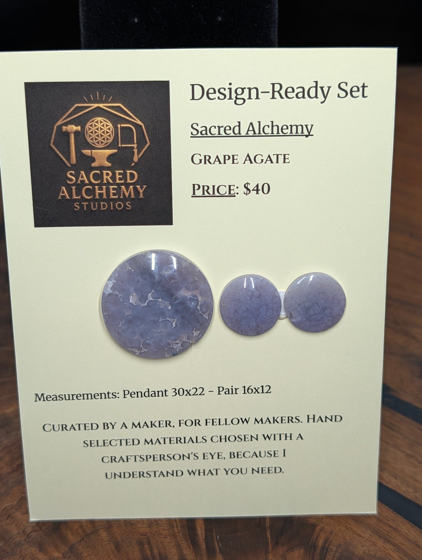 Circle Shape - Grape Agate - Design-Ready Set by Sacred Alchemy Studios
