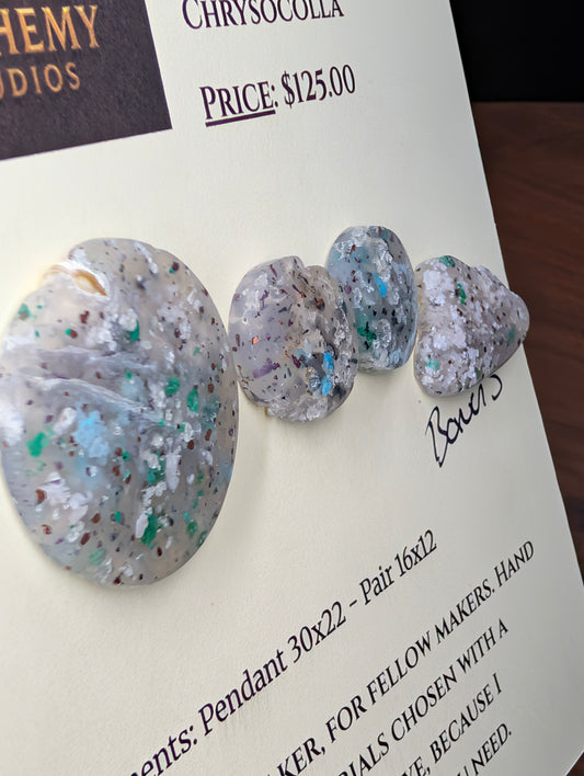 Circle Shape - Confetti Chrysocolla - Sacred Alchemy Select - Design-Ready Set. by Sacred Alchemy Studios