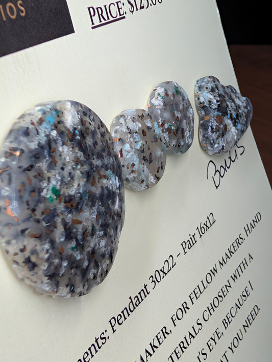 Circle Shape - Confetti Chrysocolla - Sacred Alchemy Select - Design-Ready Set. by Sacred Alchemy Studios