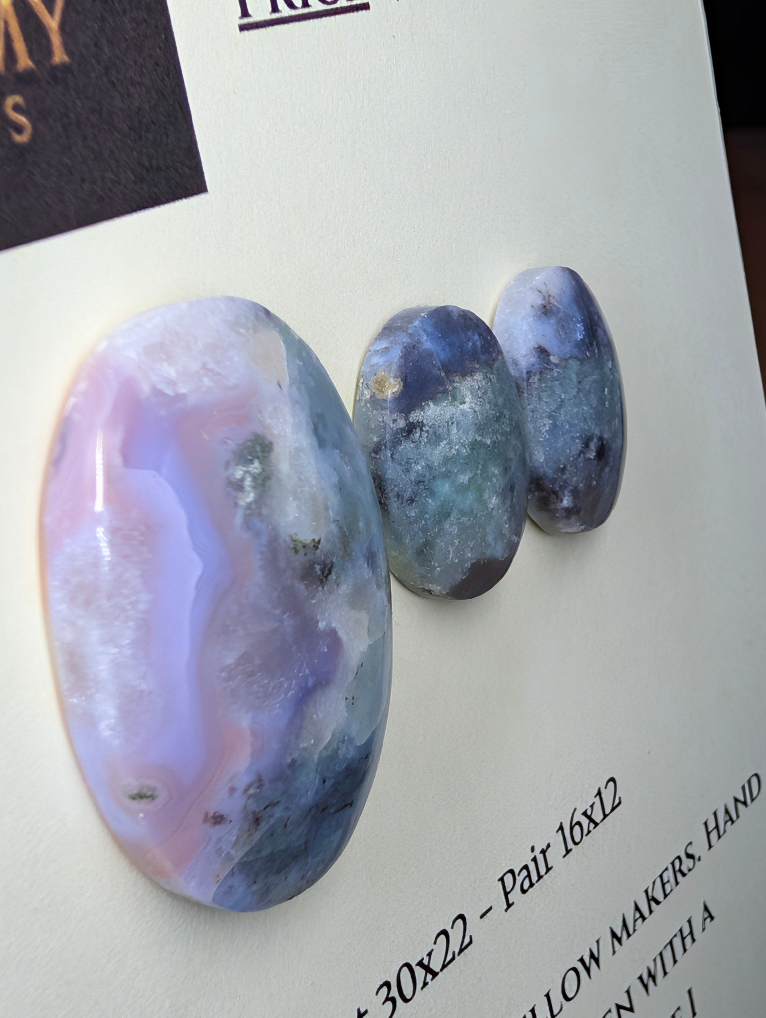 Oval Shape - Purple Moss Agate - Design-Ready Set by Sacred Alchemy Studios