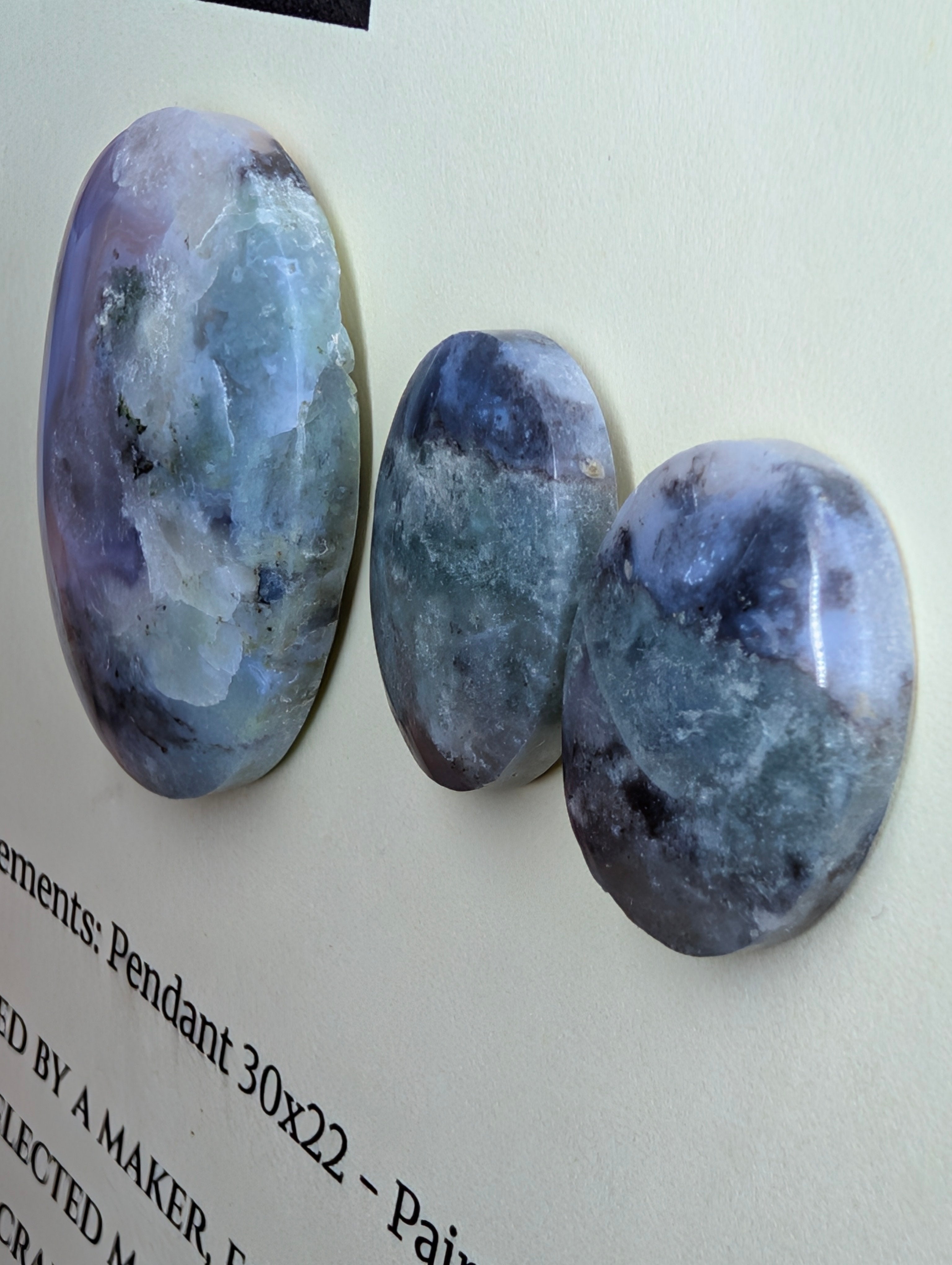 Oval Shape - Purple Moss Agate - Design-Ready Set by Sacred Alchemy Studios