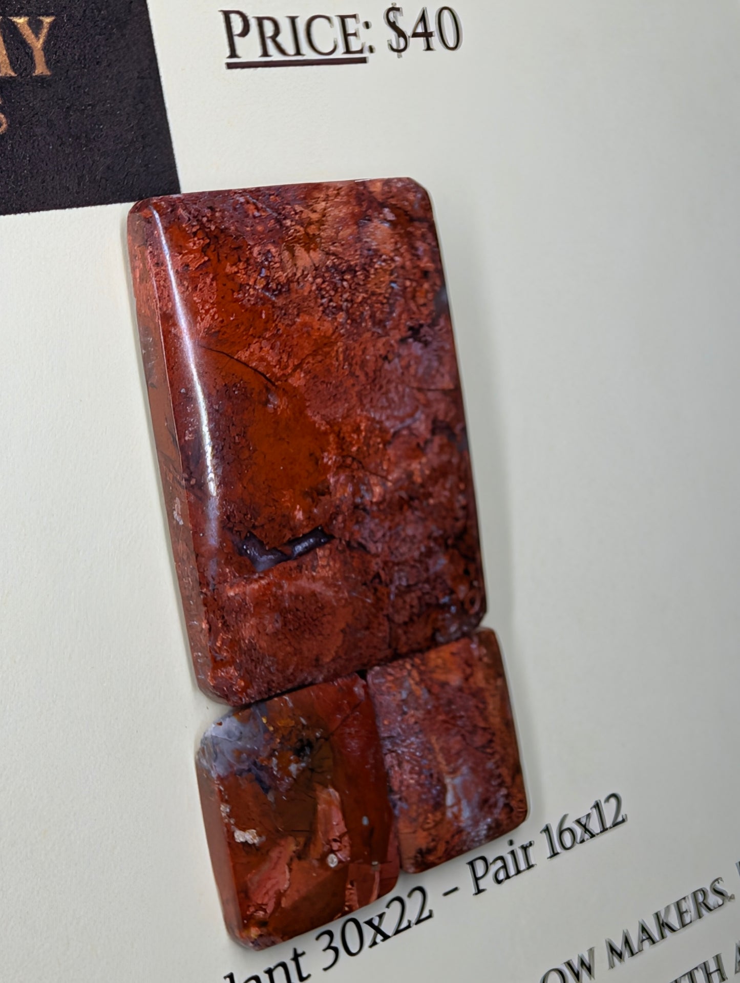 Rectangle Shape - Red Moss Agate - Design-Ready Sets by Sacred Alchemy Studios