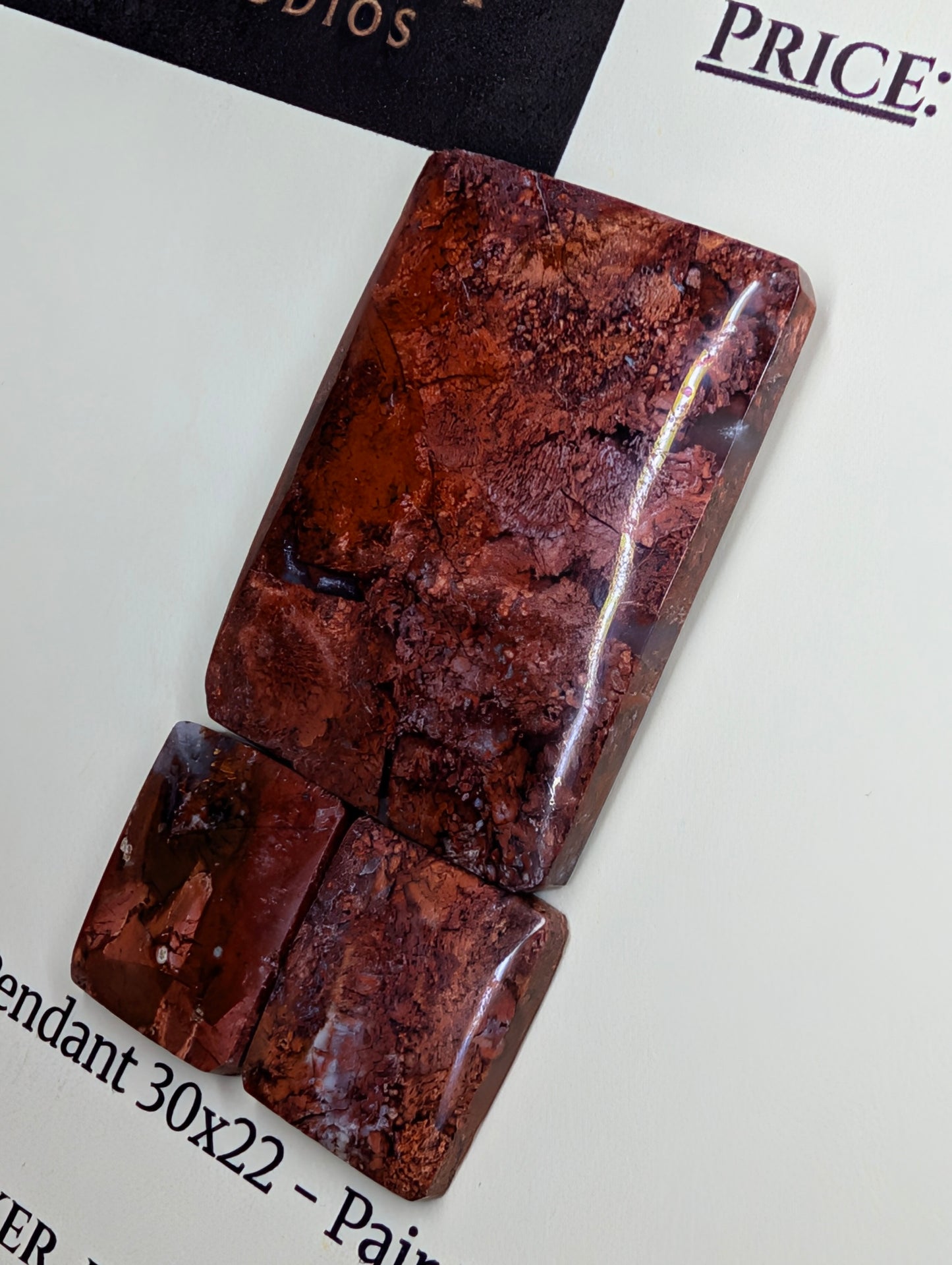 Rectangle Shape - Red Moss Agate - Design-Ready Sets by Sacred Alchemy Studios