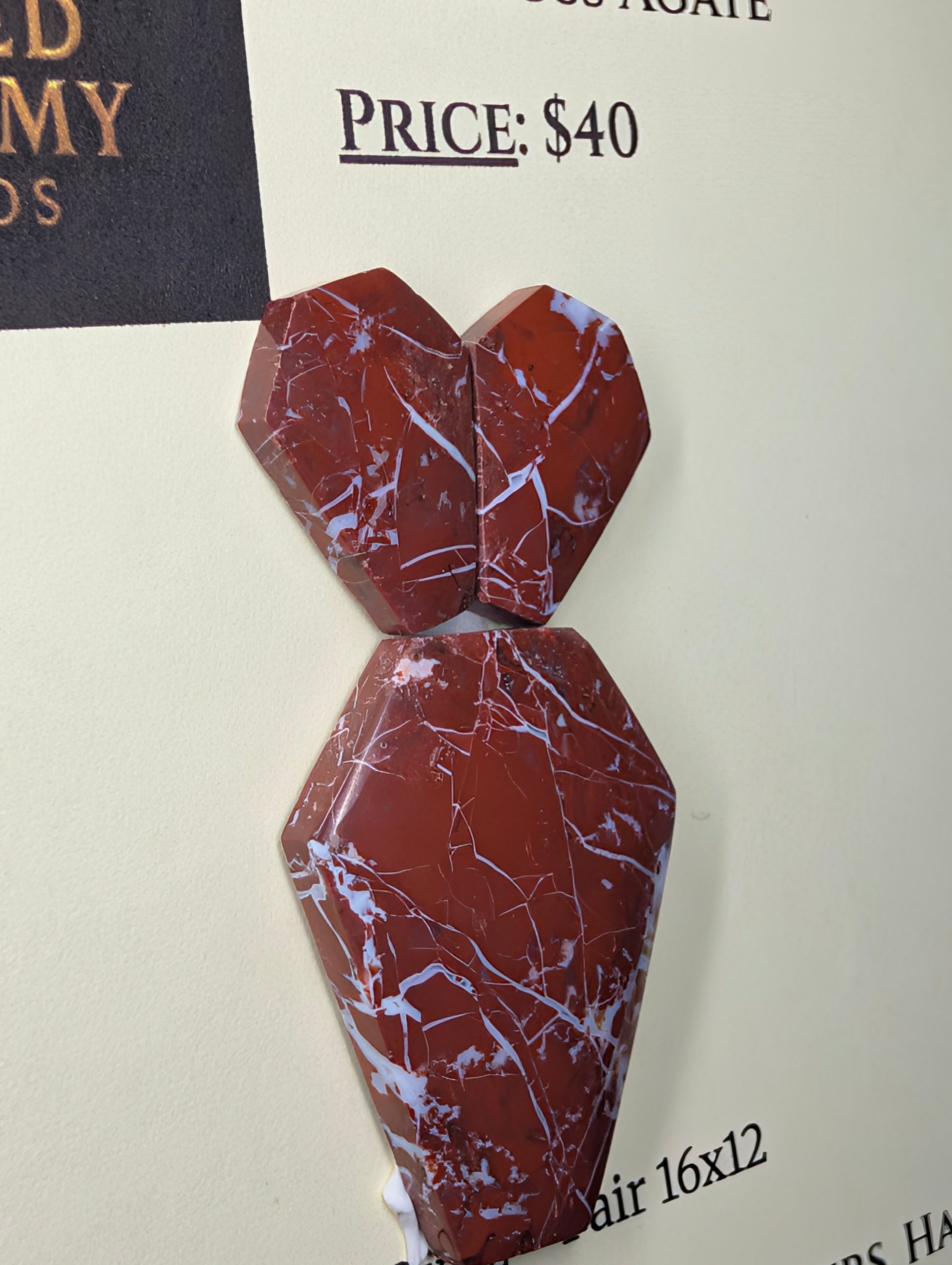 Coffin Shape - Red Moss Agate - Design-Ready Set by Sacred Alchemy Studios