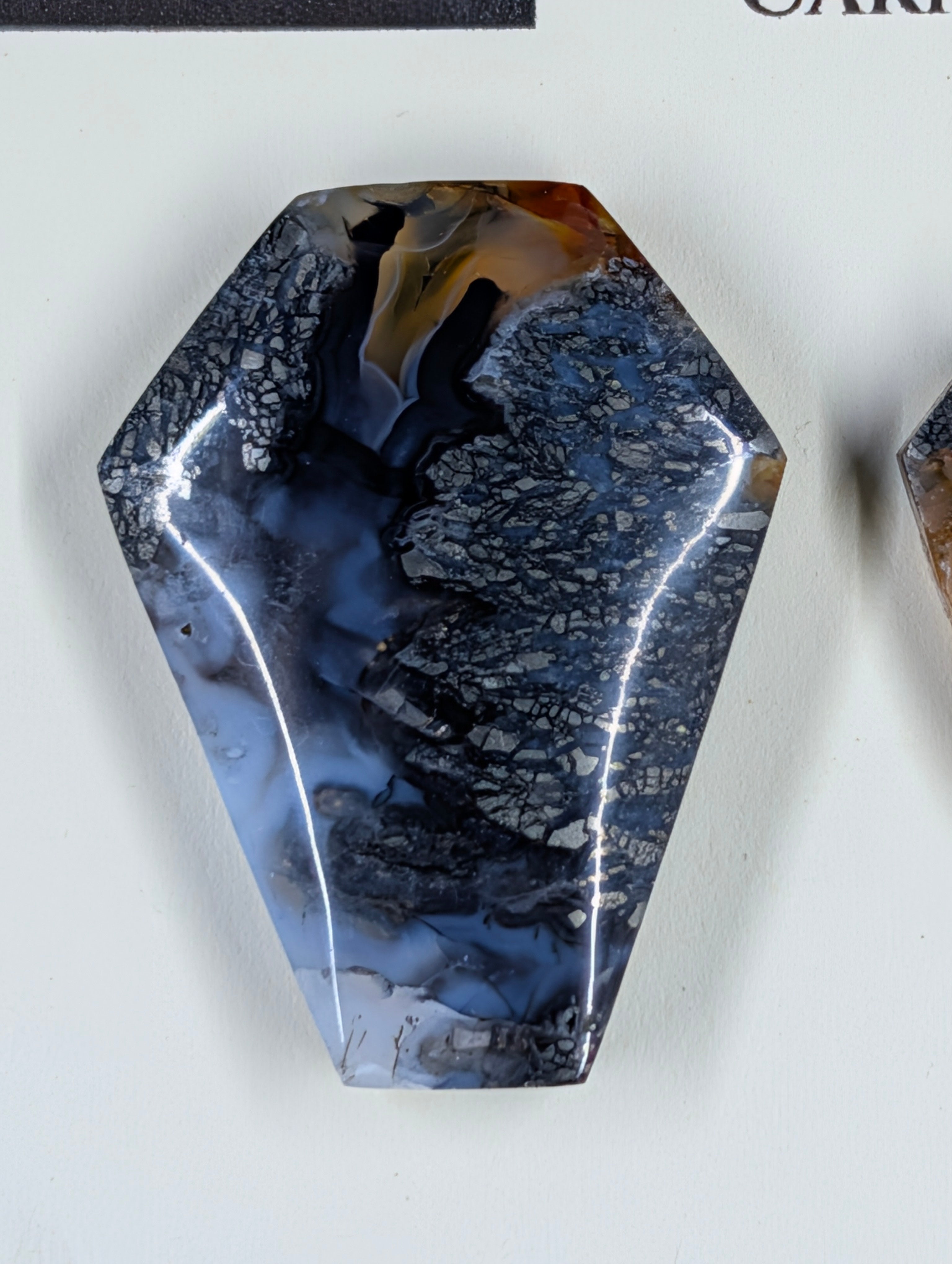 Coffin Shape - Marcasite in Agate - Sacred Alchemy Select Premium Collection - Design-Ready Set by Sacred Alchemy Studios