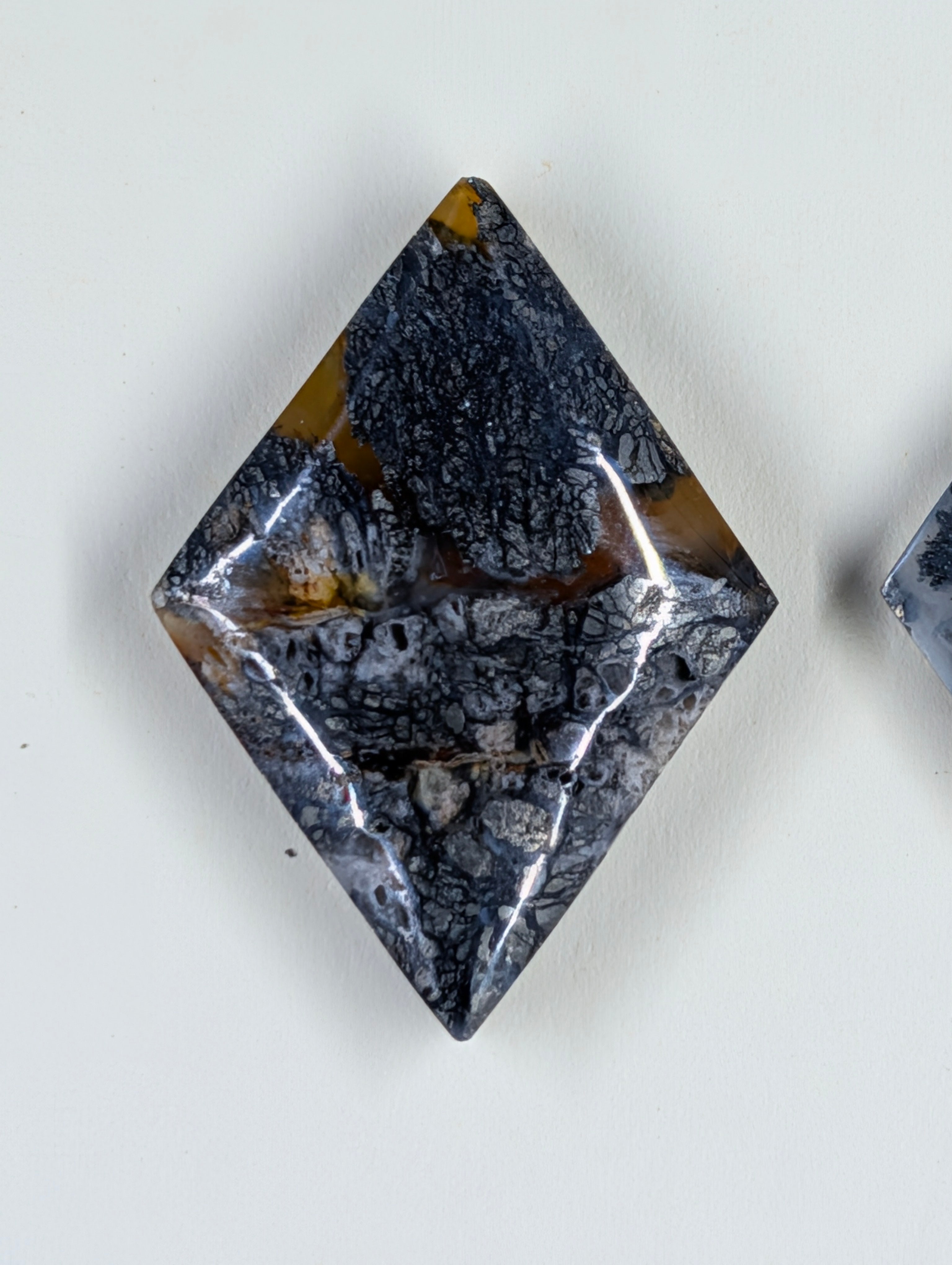 Rhombus Shape - Marcasite in Agate - Sacred Alchemy Select - Design-Ready Set by Sacred Alchemy Studios