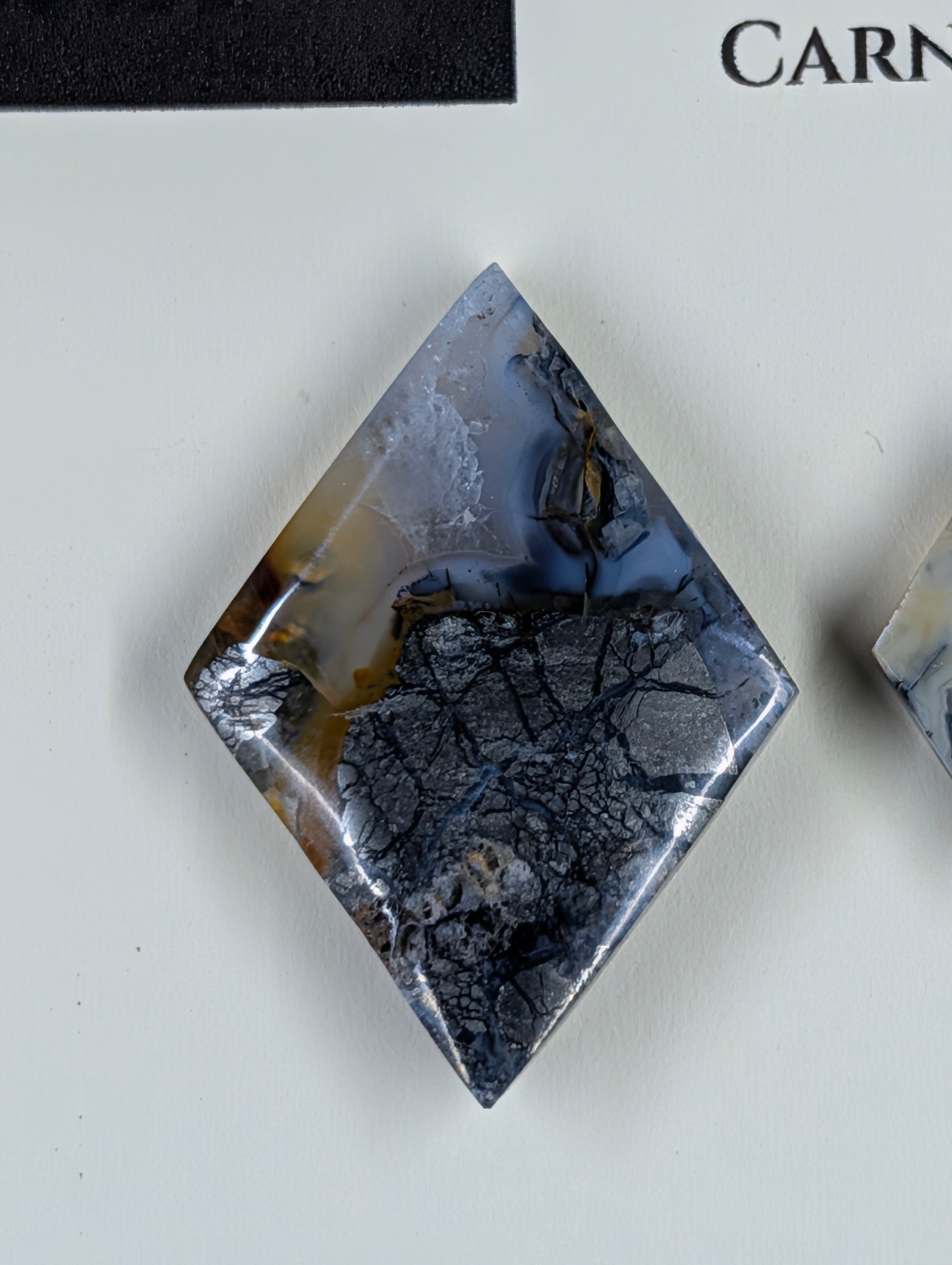 Rhombus Shape - Marcasite in Agate - Sacred Alchemy Select - Design-Ready Set by Sacred Alchemy Studios