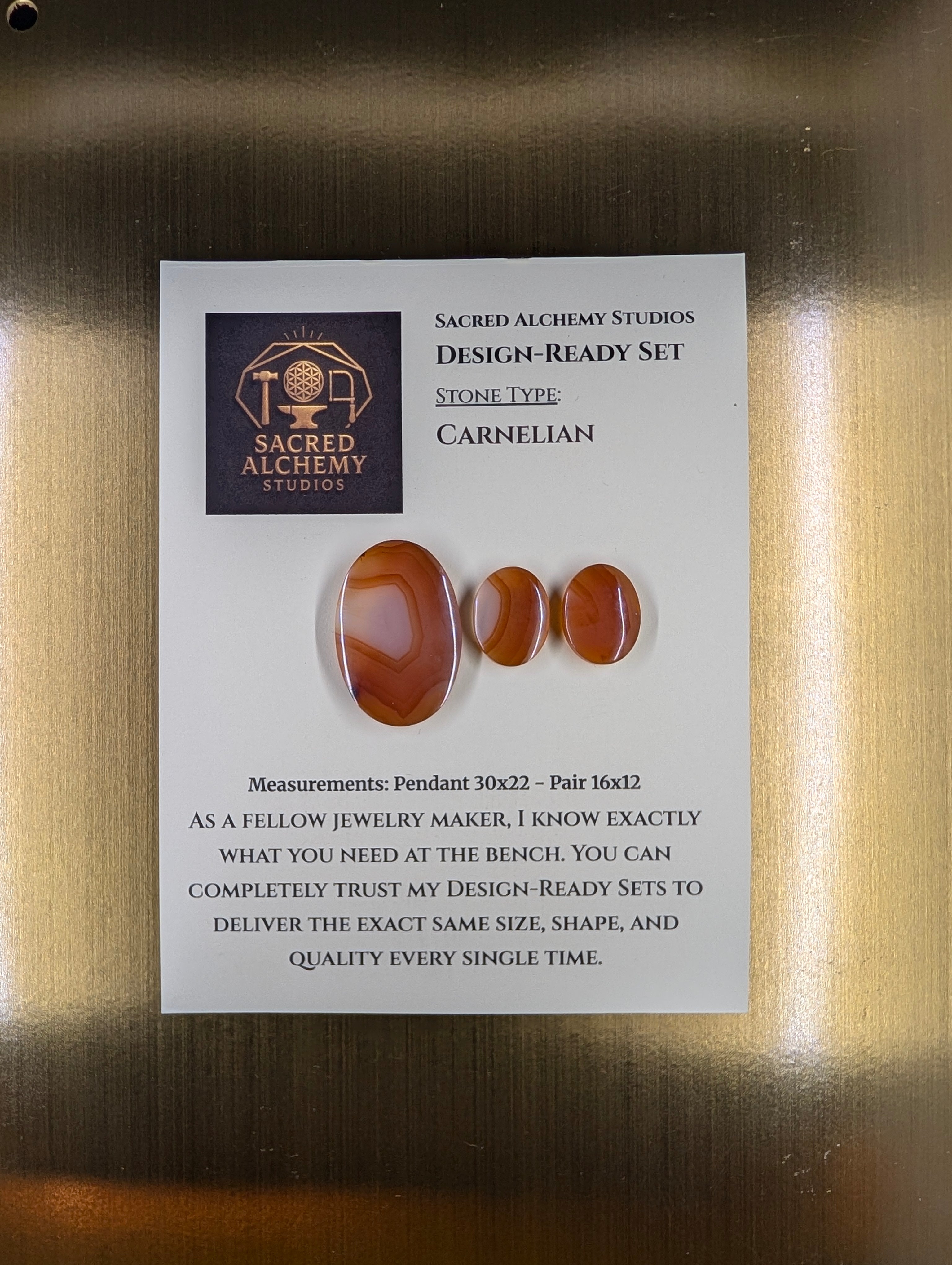Oval Shape - Carnelian - Design-Ready Set by Sacred Alchemy Studios