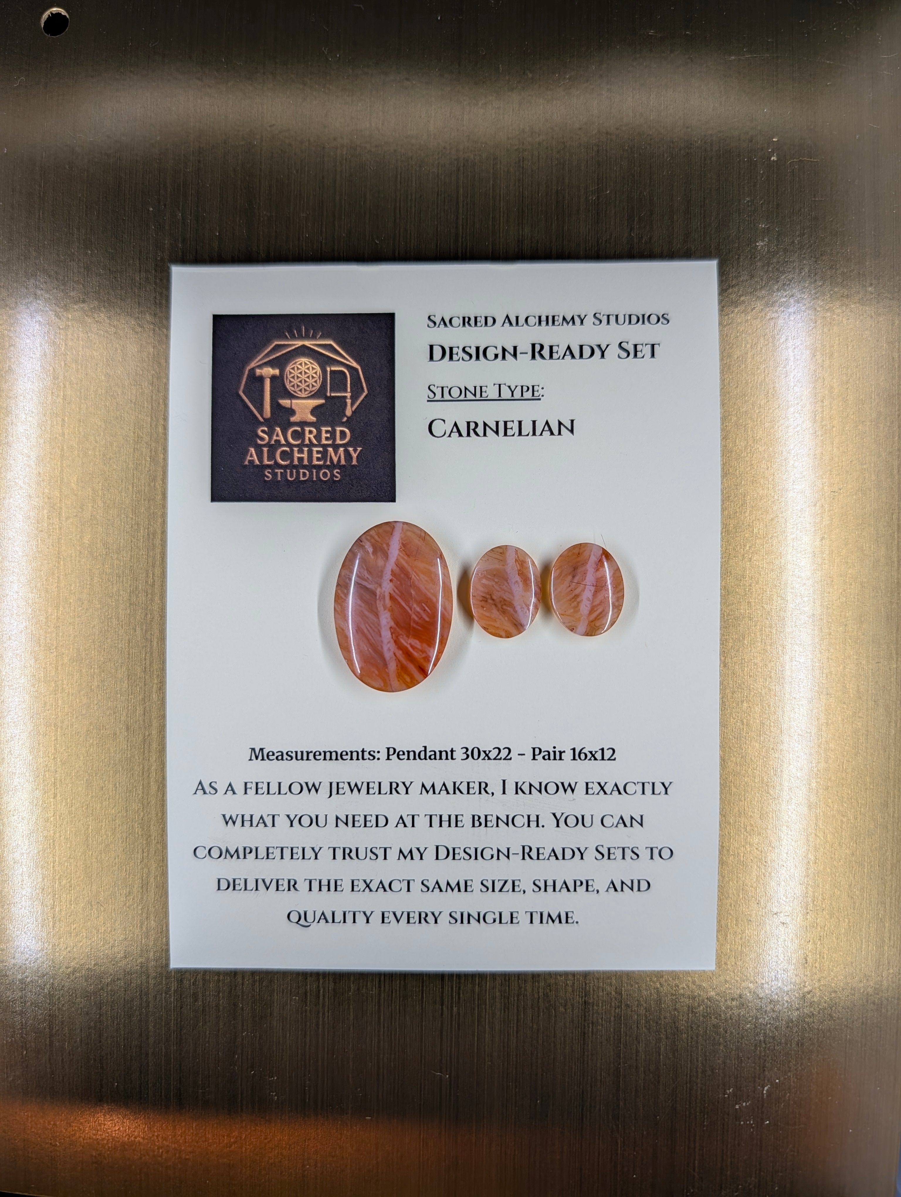 Oval Shape - Carnelian - Design-Ready Set by Sacred Alchemy Studios