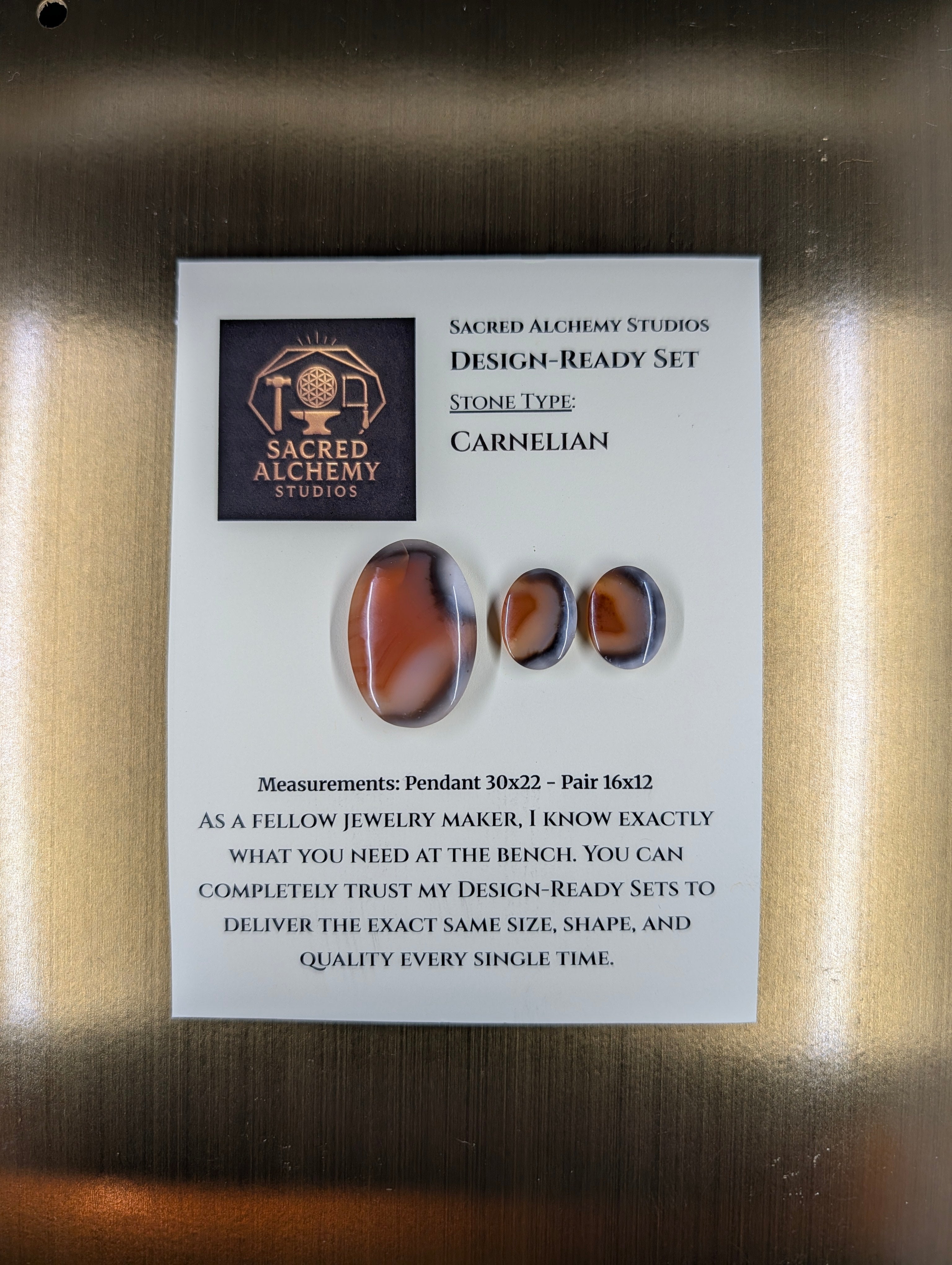 Oval Shape - Carnelian - Design-Ready Set by Sacred Alchemy Studios
