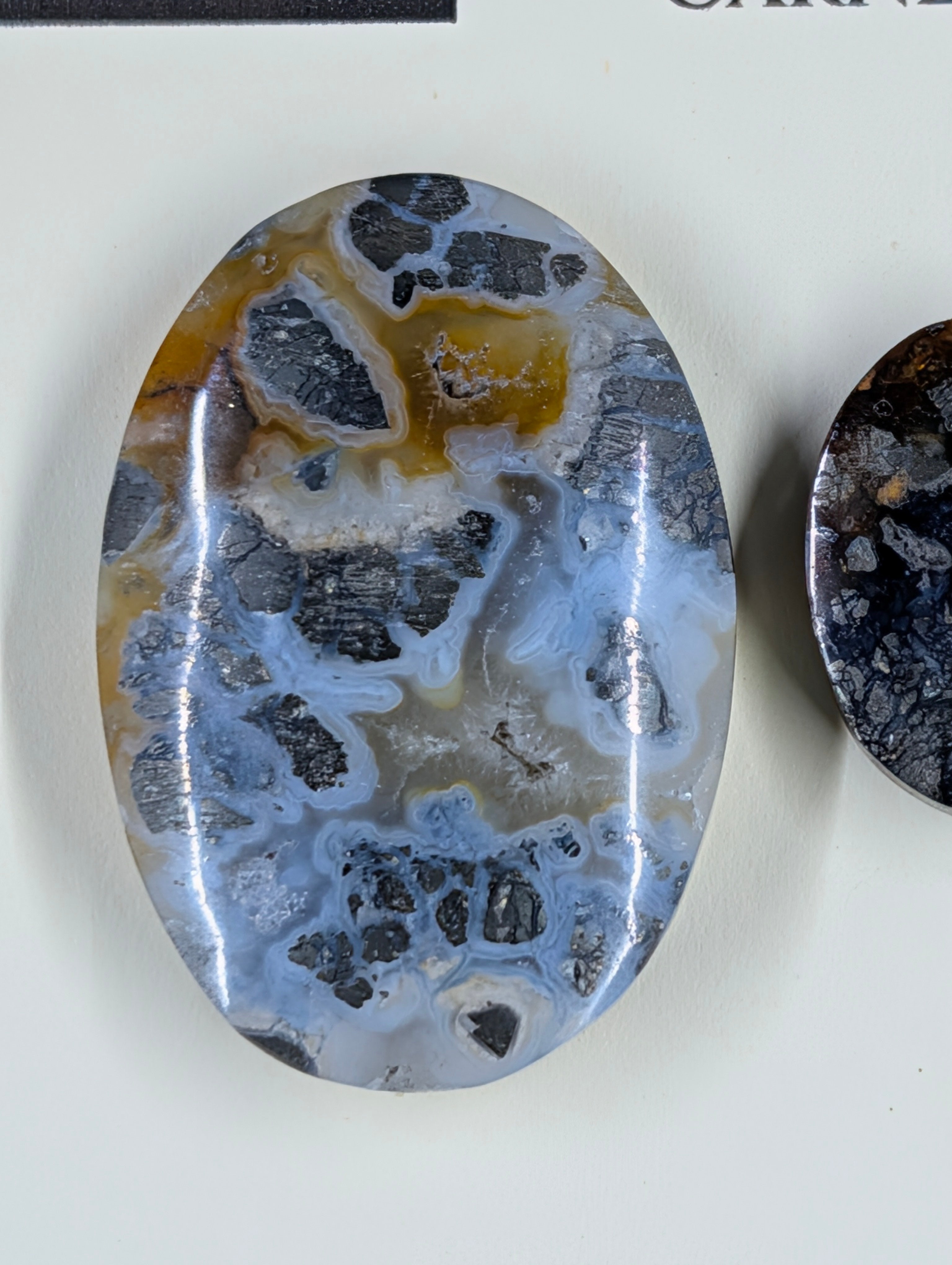 Oval Shape - Marcasite in Agate - Sacred Alchemy Select - Design-Ready Set by Sacred Alchemy Studios