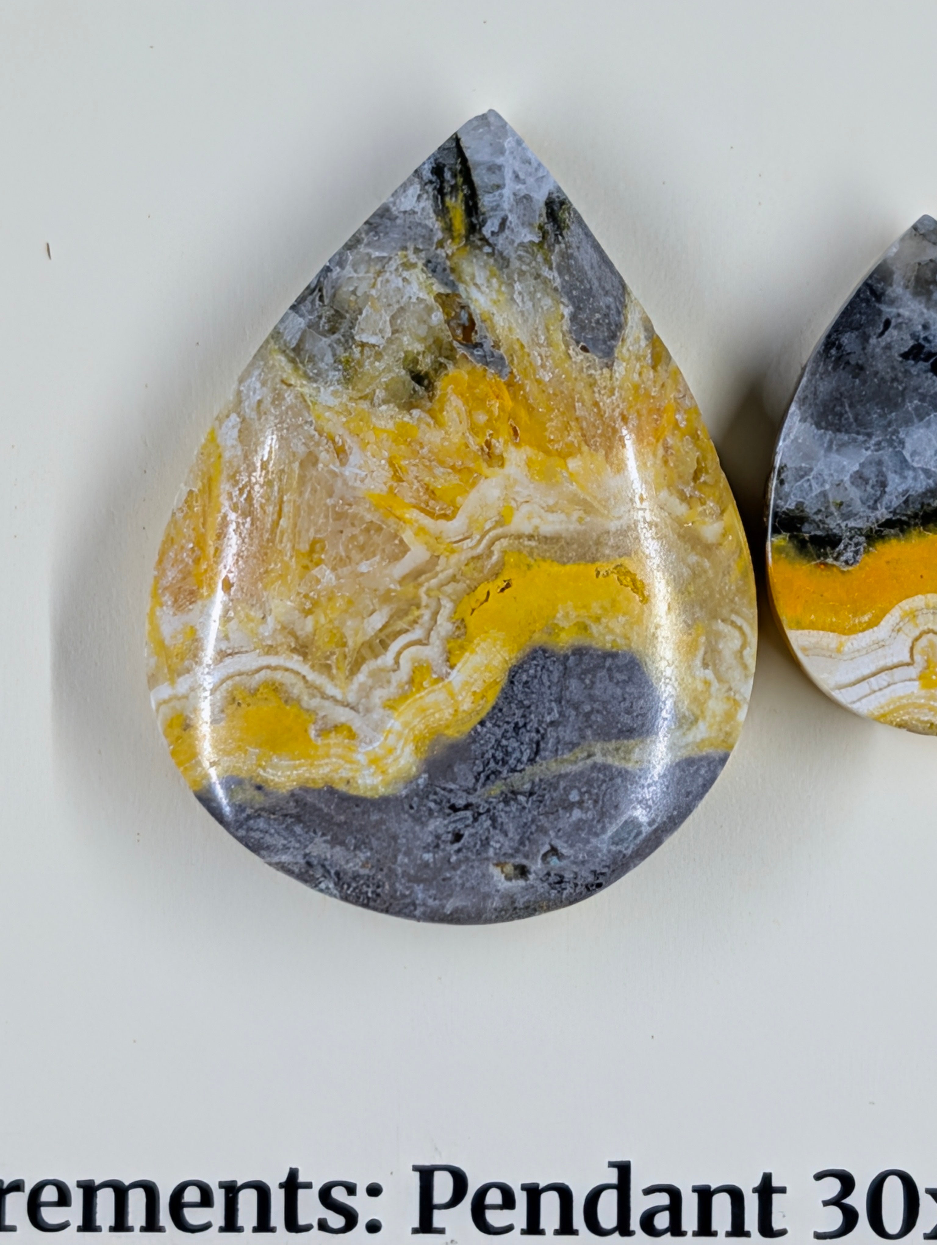 Tear Shape - Bumblebee Jasper - Design-Ready Set by Sacred Alchemy Studios