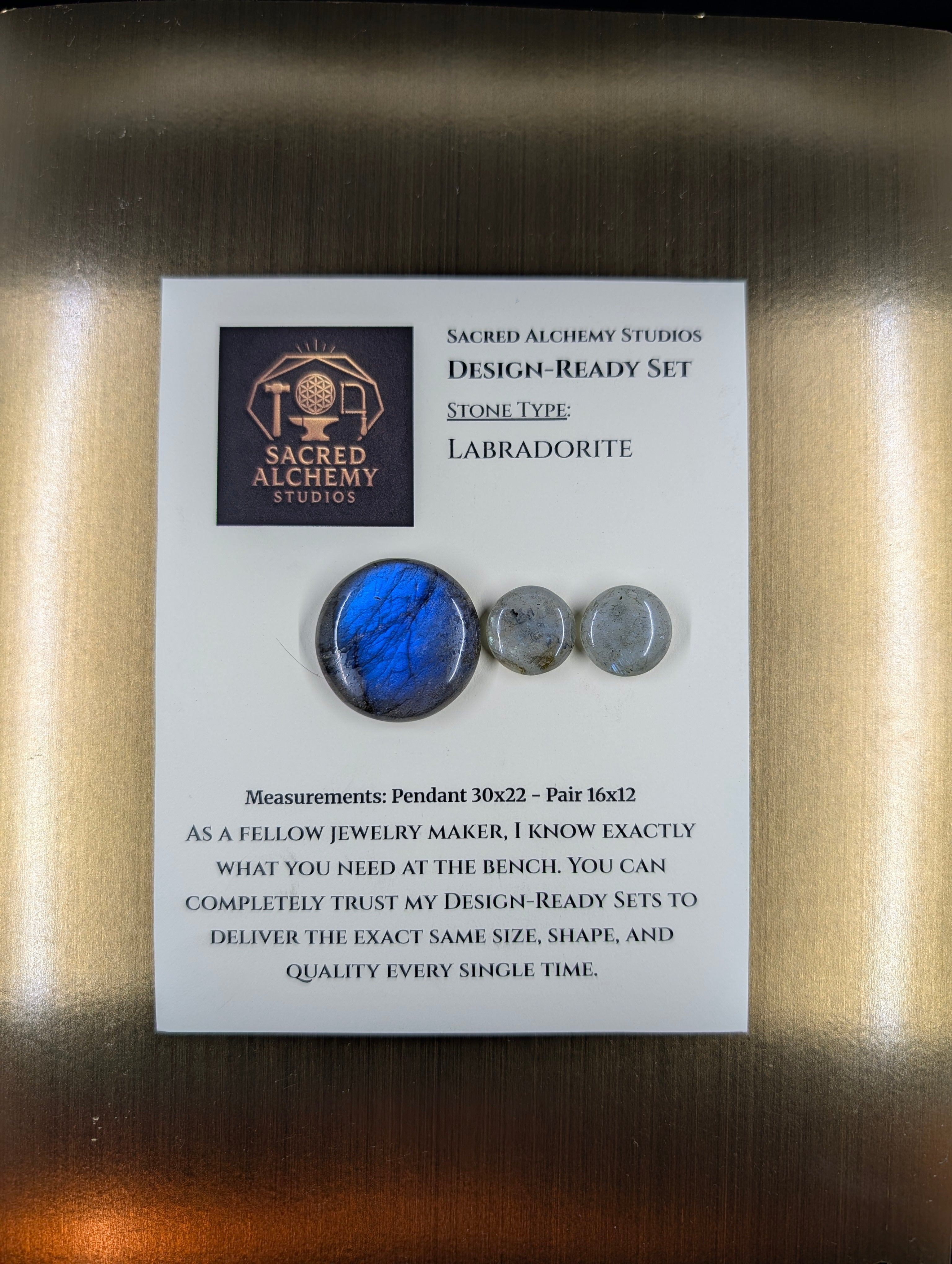 Circle Shape - Labradorite - Design-Ready Set