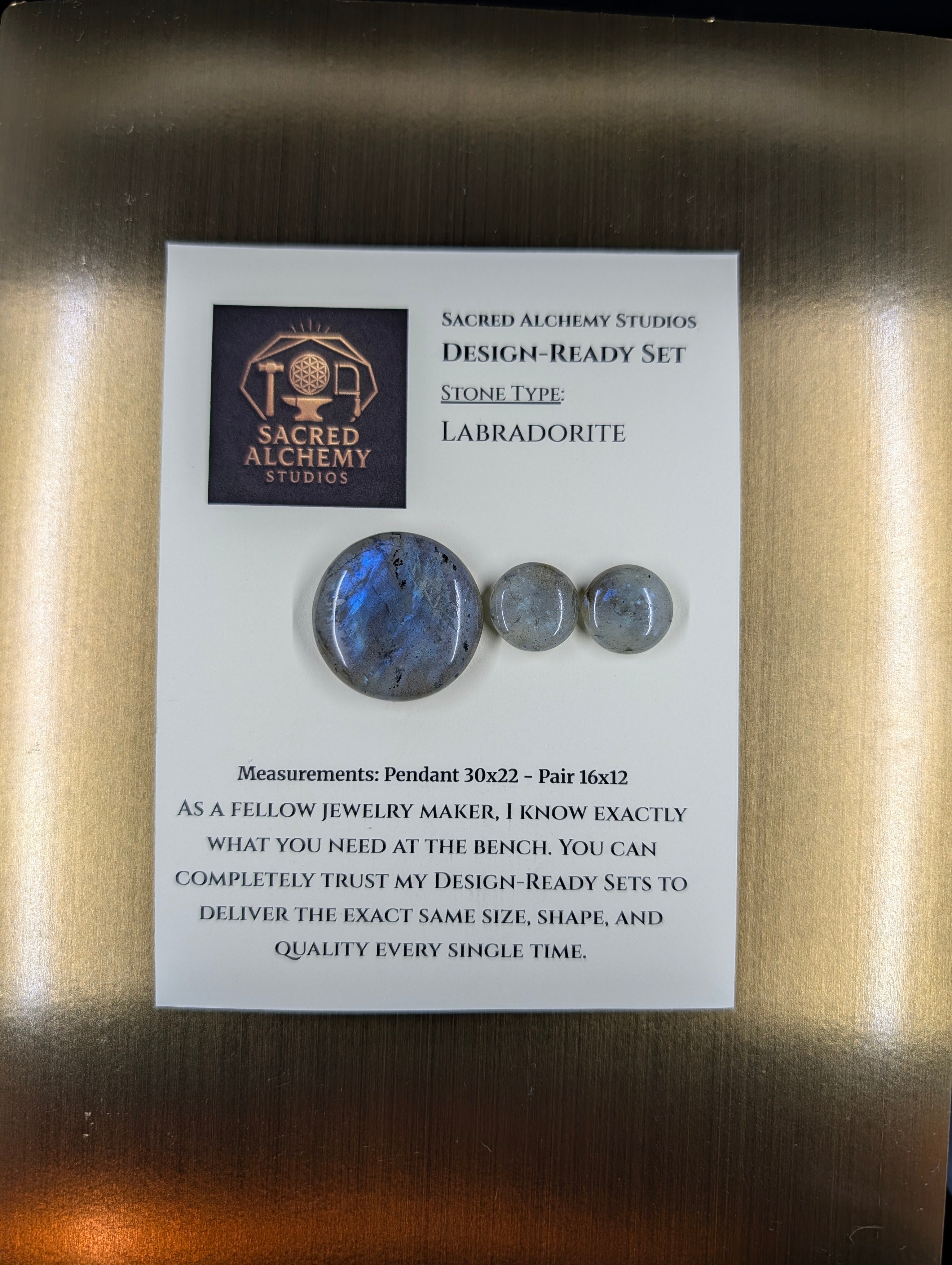 Circle Shape - Labradorite - Design-Ready Set