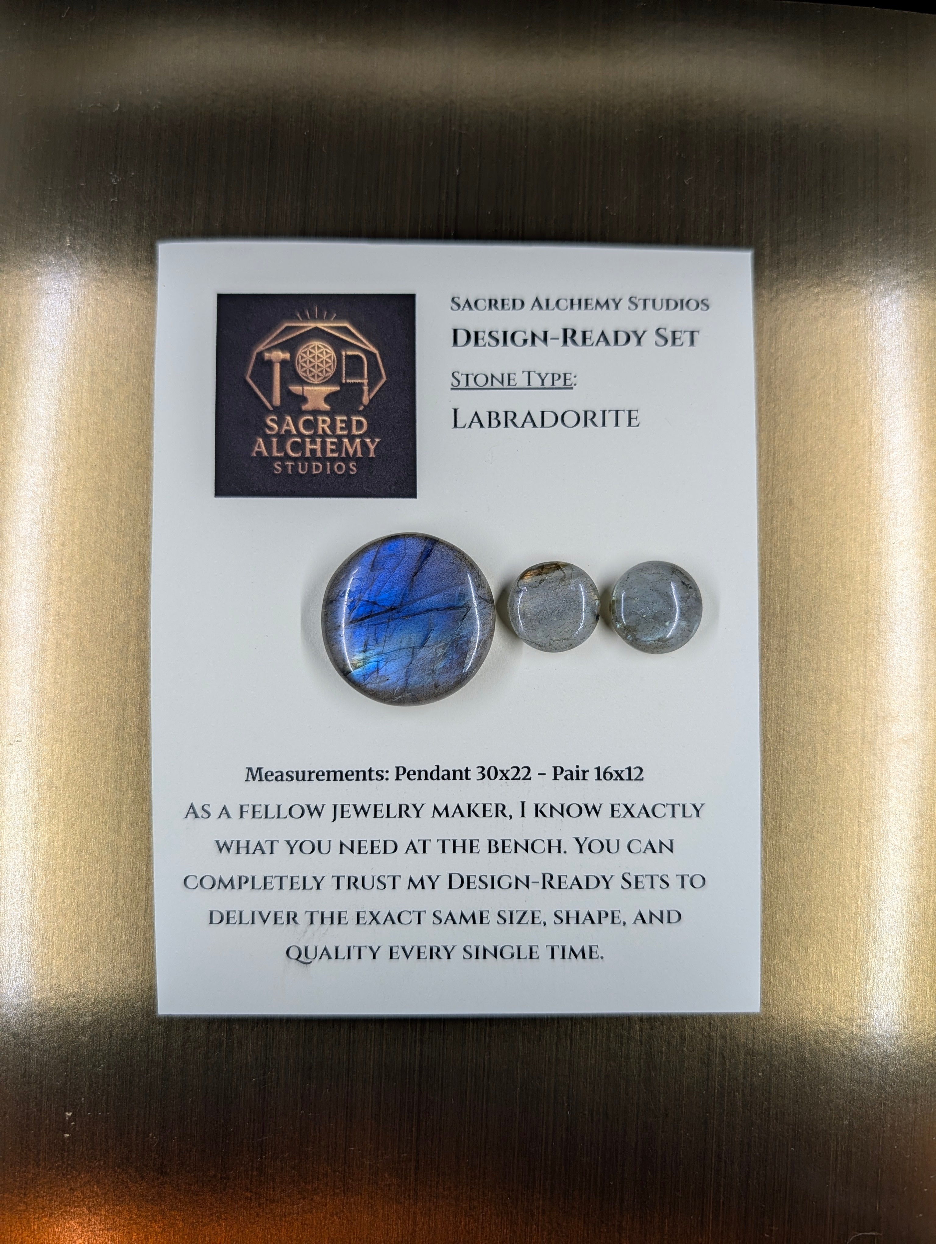 Circle Shape - Labradorite - Design-Ready Set