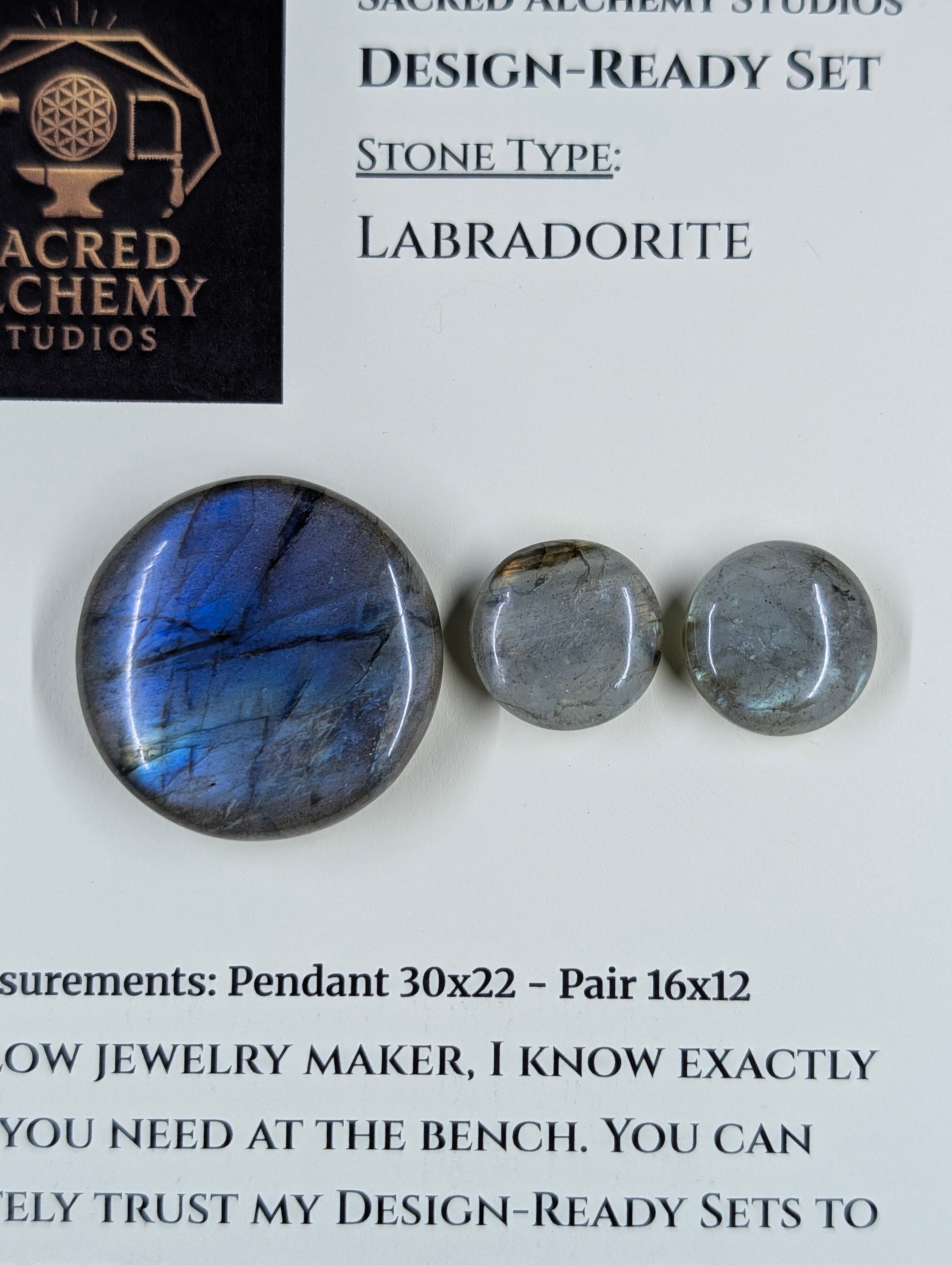 Circle Shape - Labradorite - Design-Ready Set