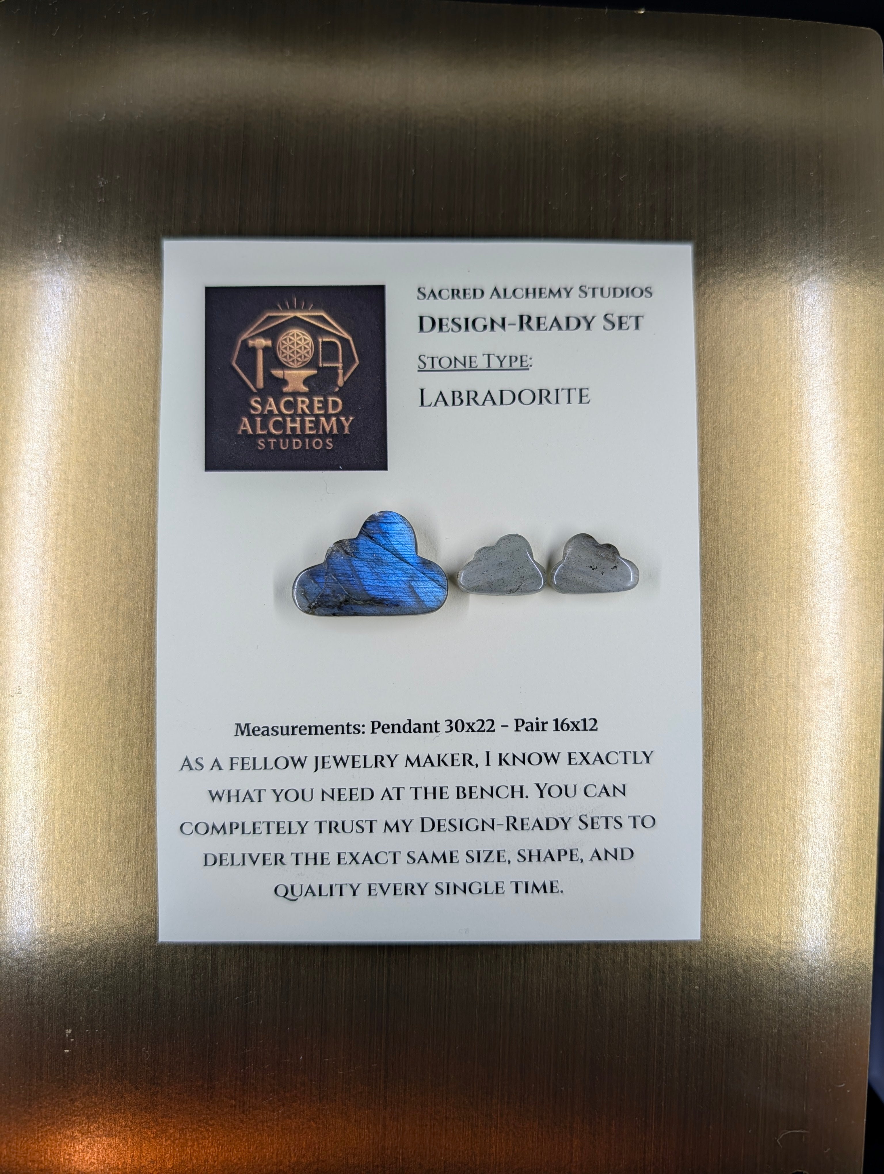 Cloud Shape - Labradorite - Design-Ready Set