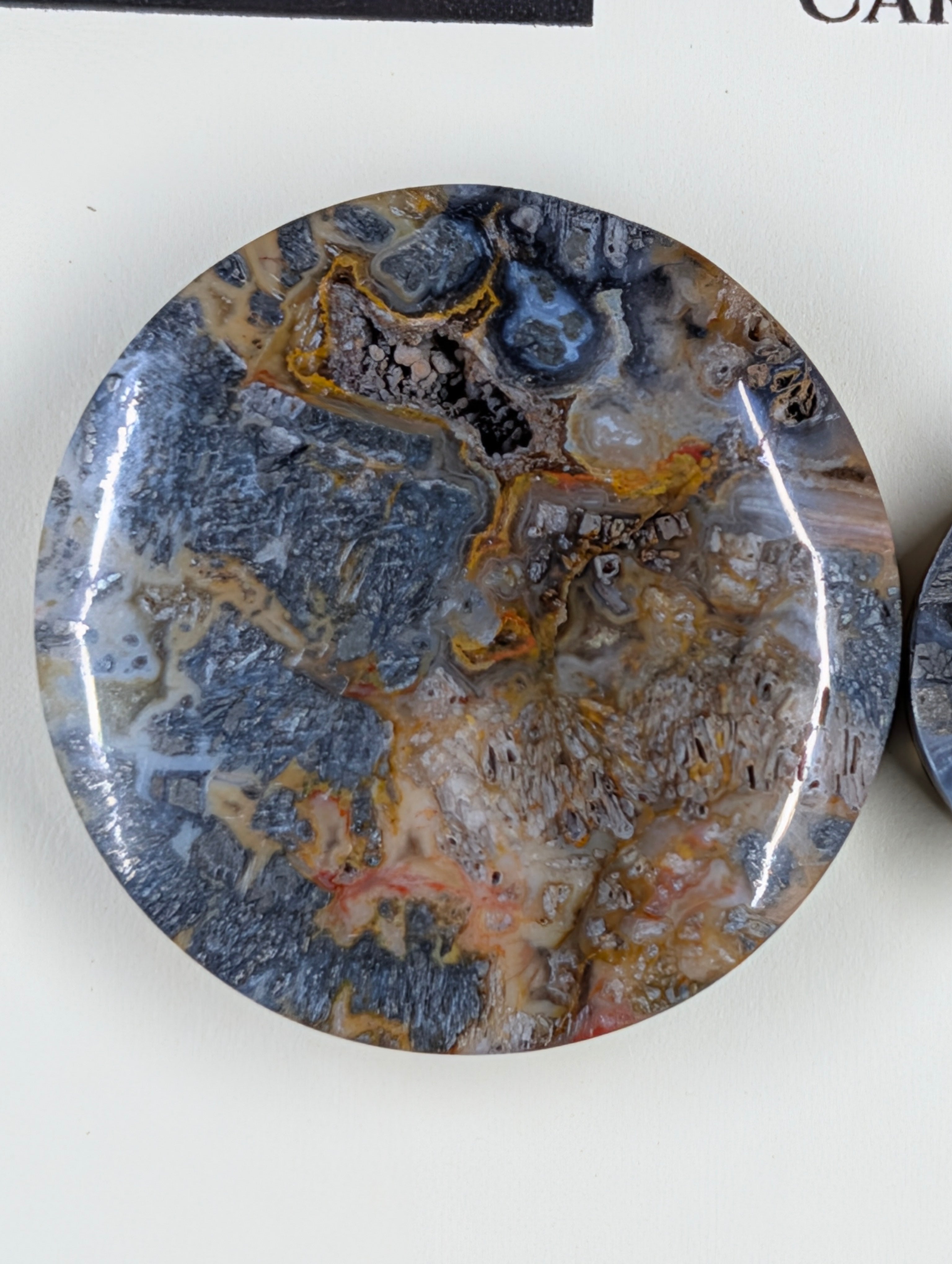 Circle Shape - Marcasite in Agate - Sacred Alchemy Select - Design-Ready Set