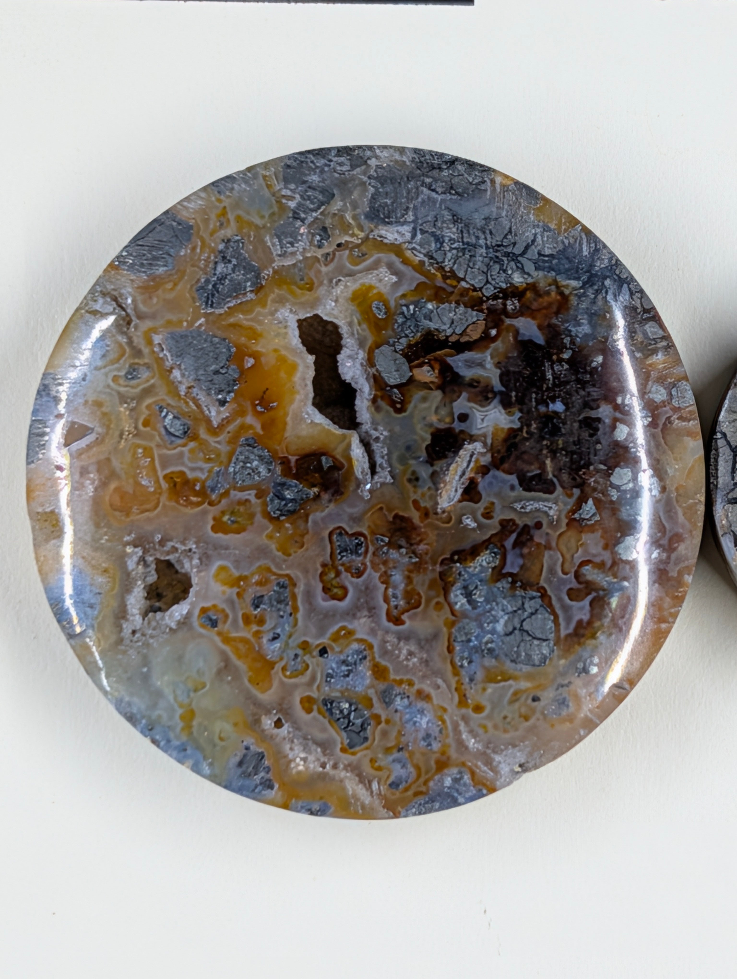 Circle Shape - Marcasite in Agate - Sacred Alchemy Select - Design-Ready Set