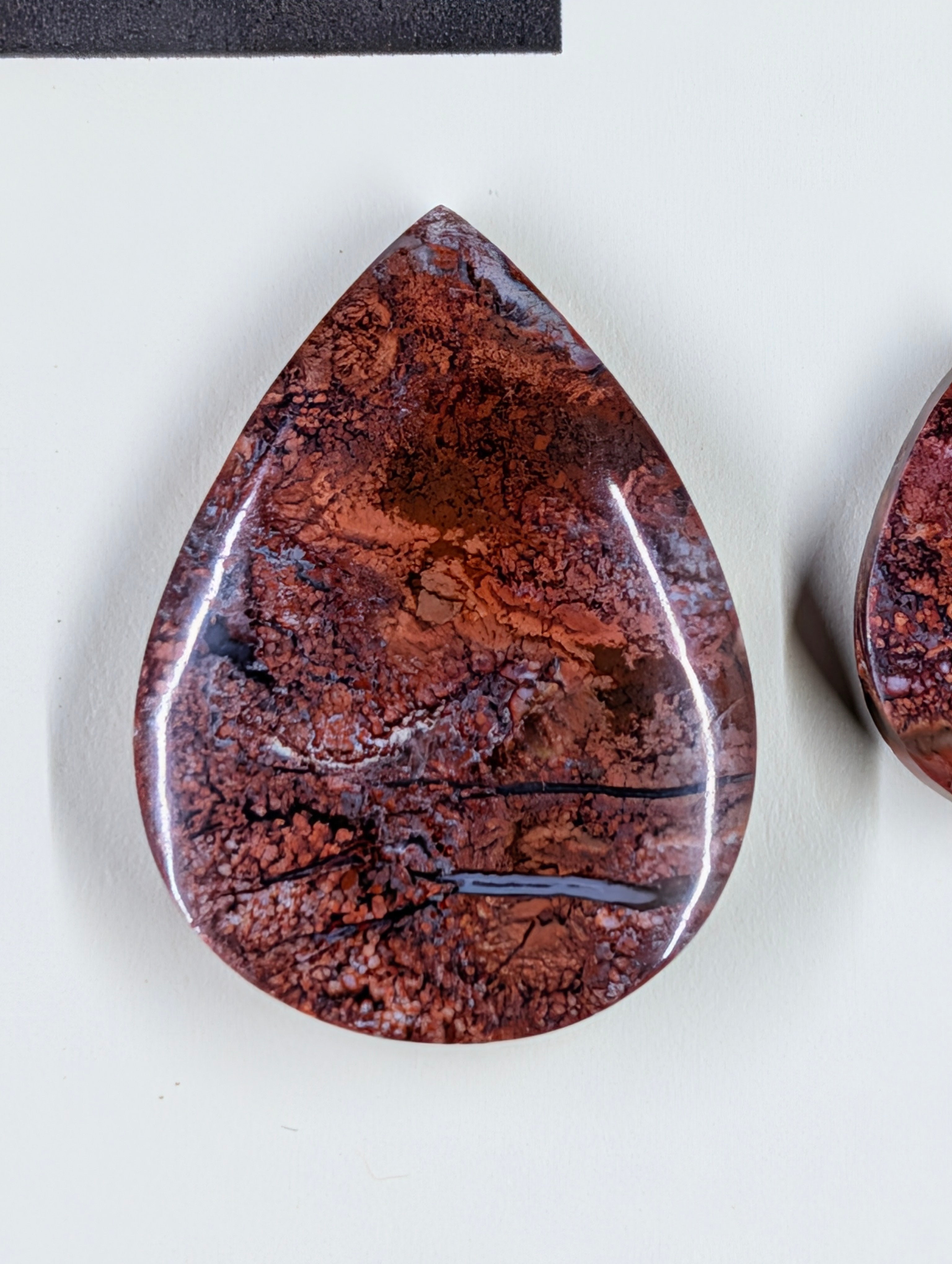 Tear Shape - Red Moss Agate - Design-Ready Sets