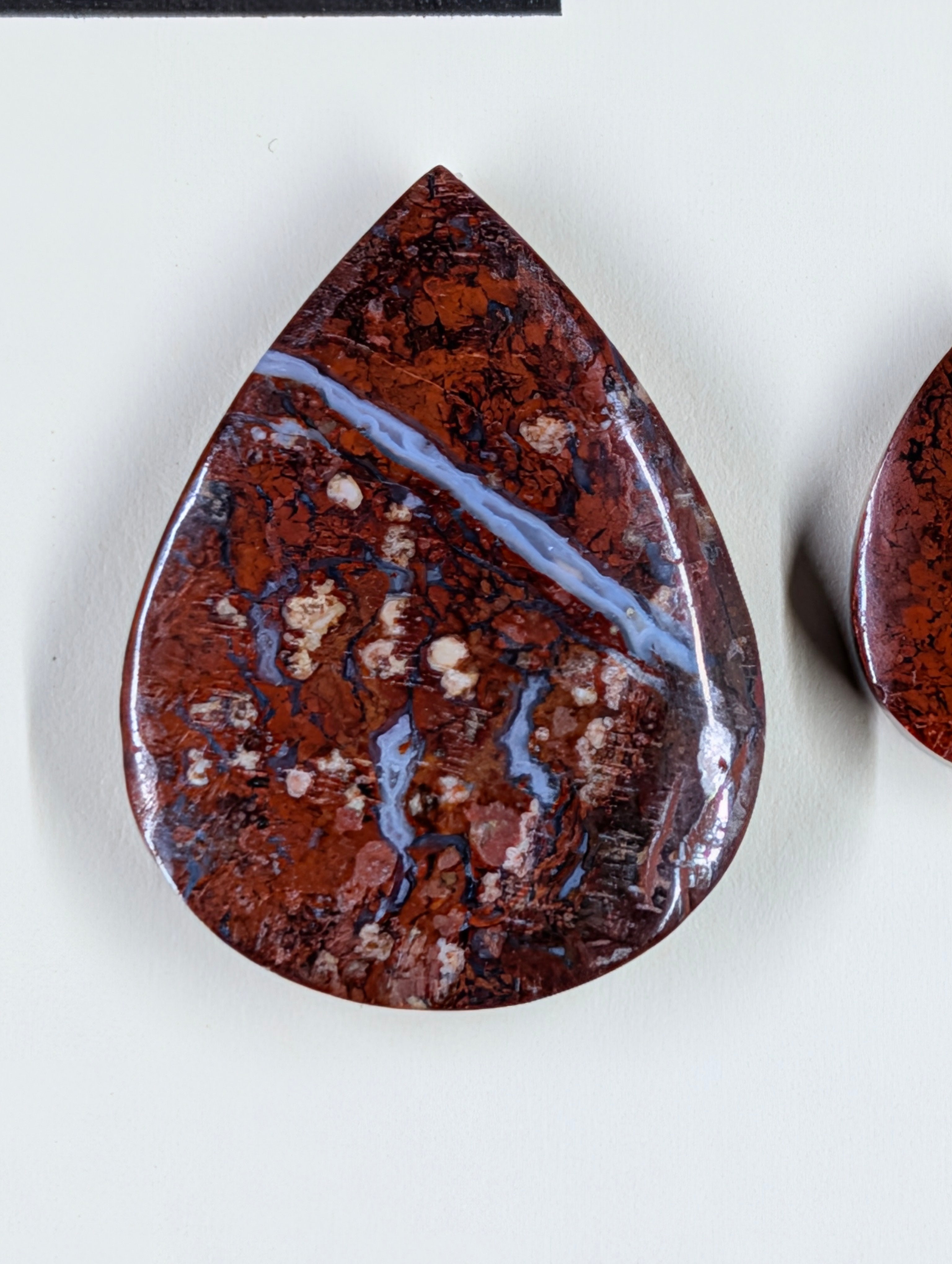 Tear Shape - Red Moss Agate - Design-Ready Sets