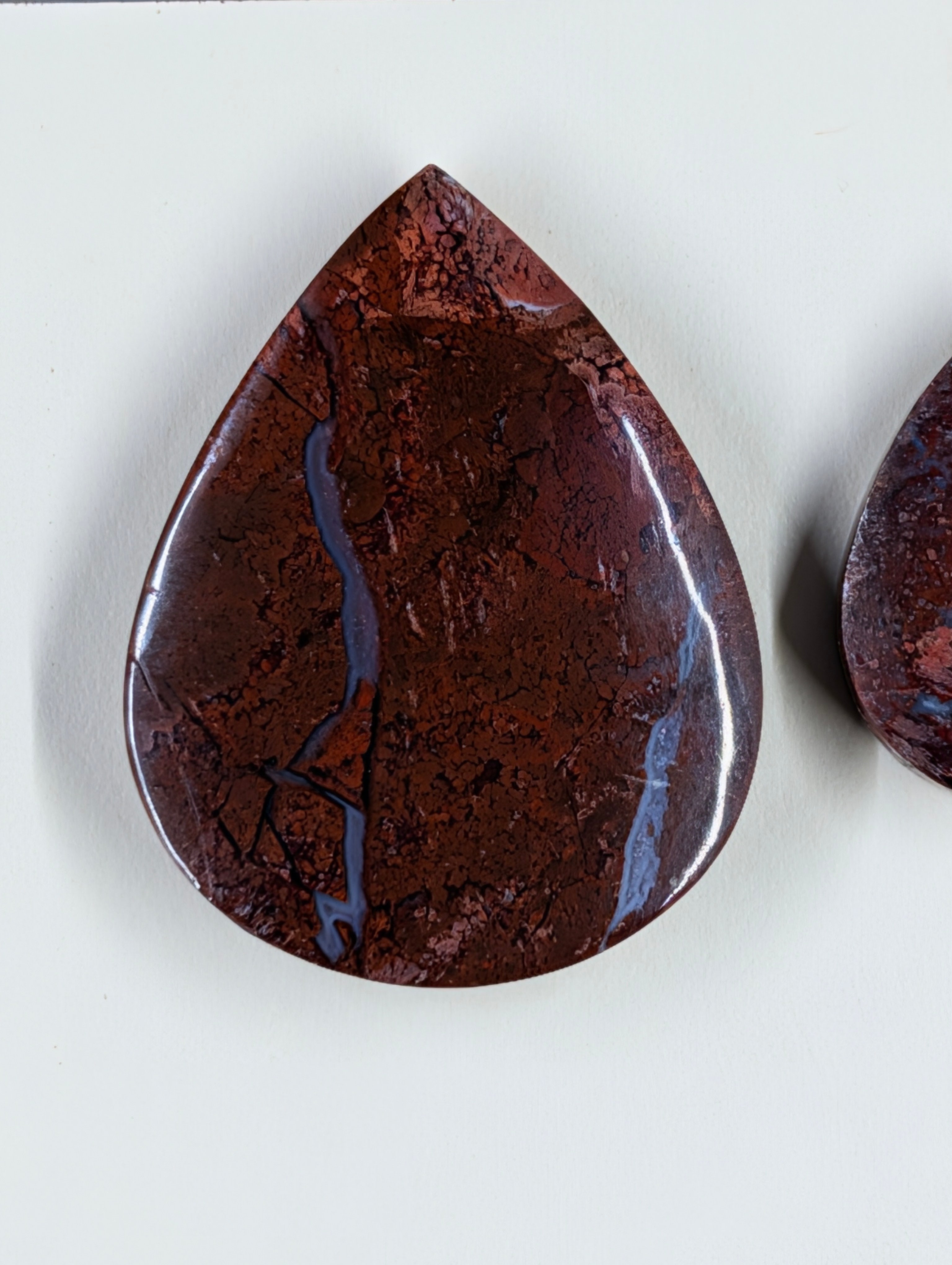 Tear Shape - Red Moss Agate - Design-Ready Sets