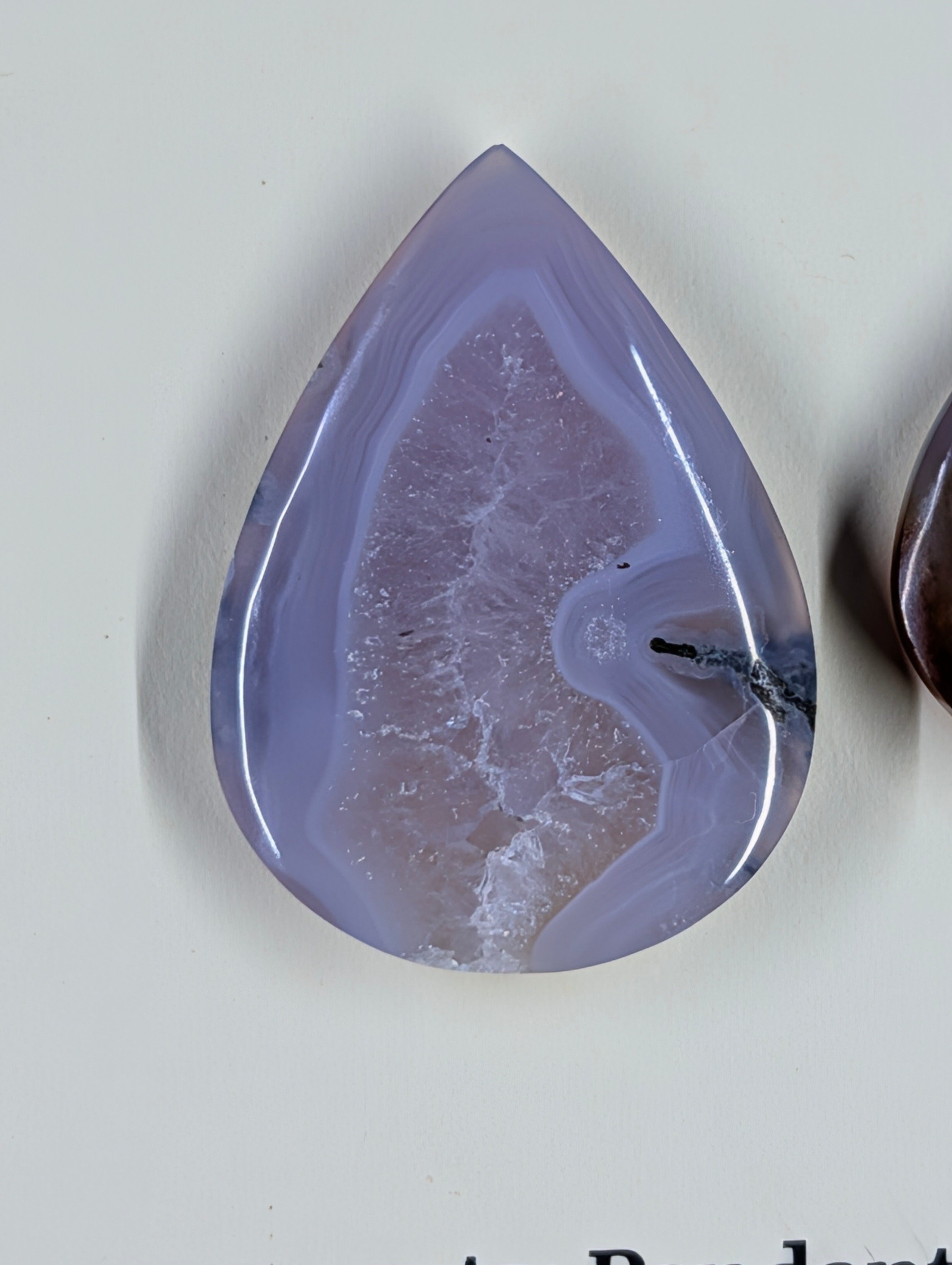 Tear Shape - Purple Moss Agate - Design-Ready Set