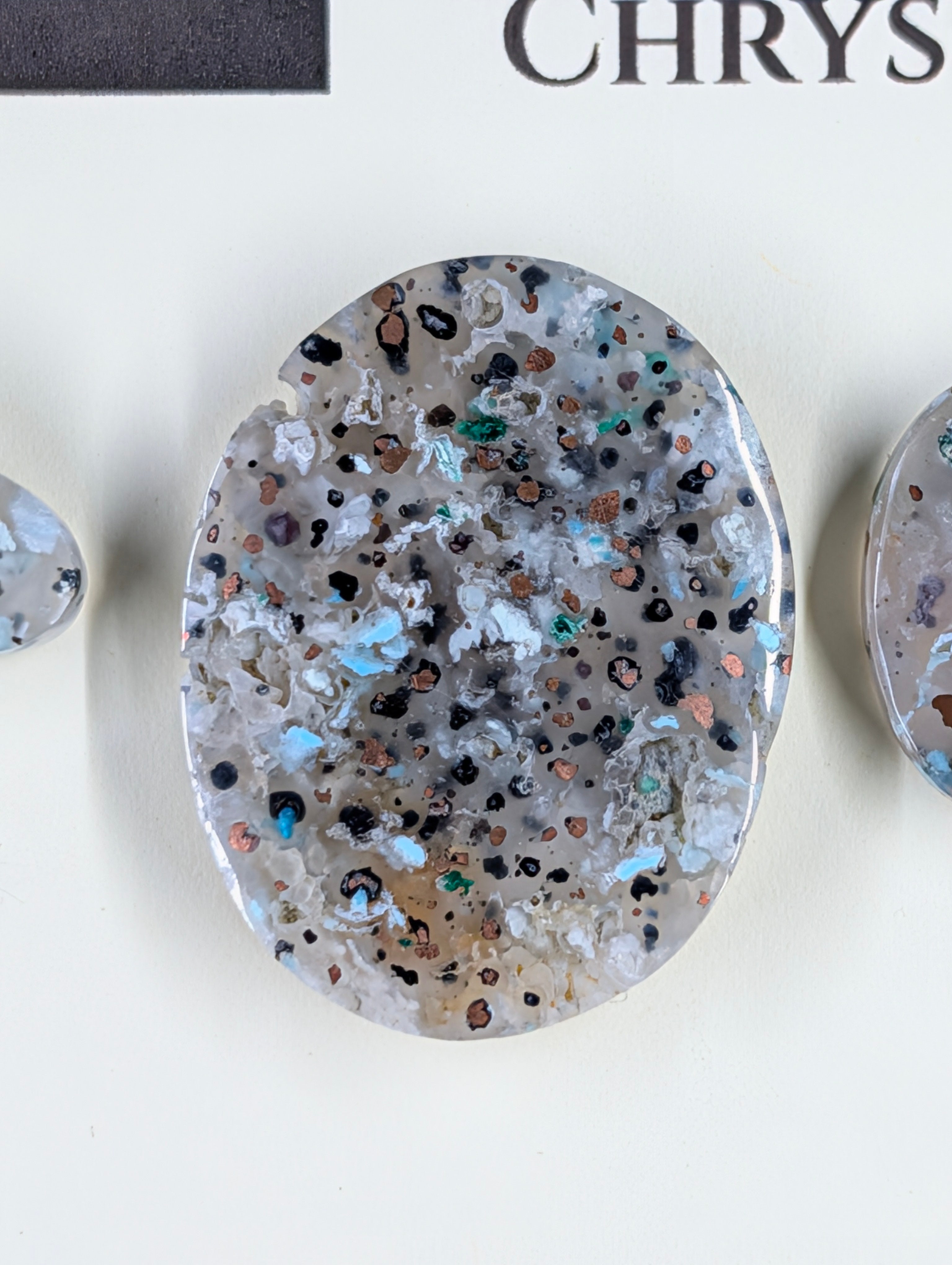 Oval Shape - Confetti Chrysocolla - Sacred Alchemy Select - Design-Ready Set