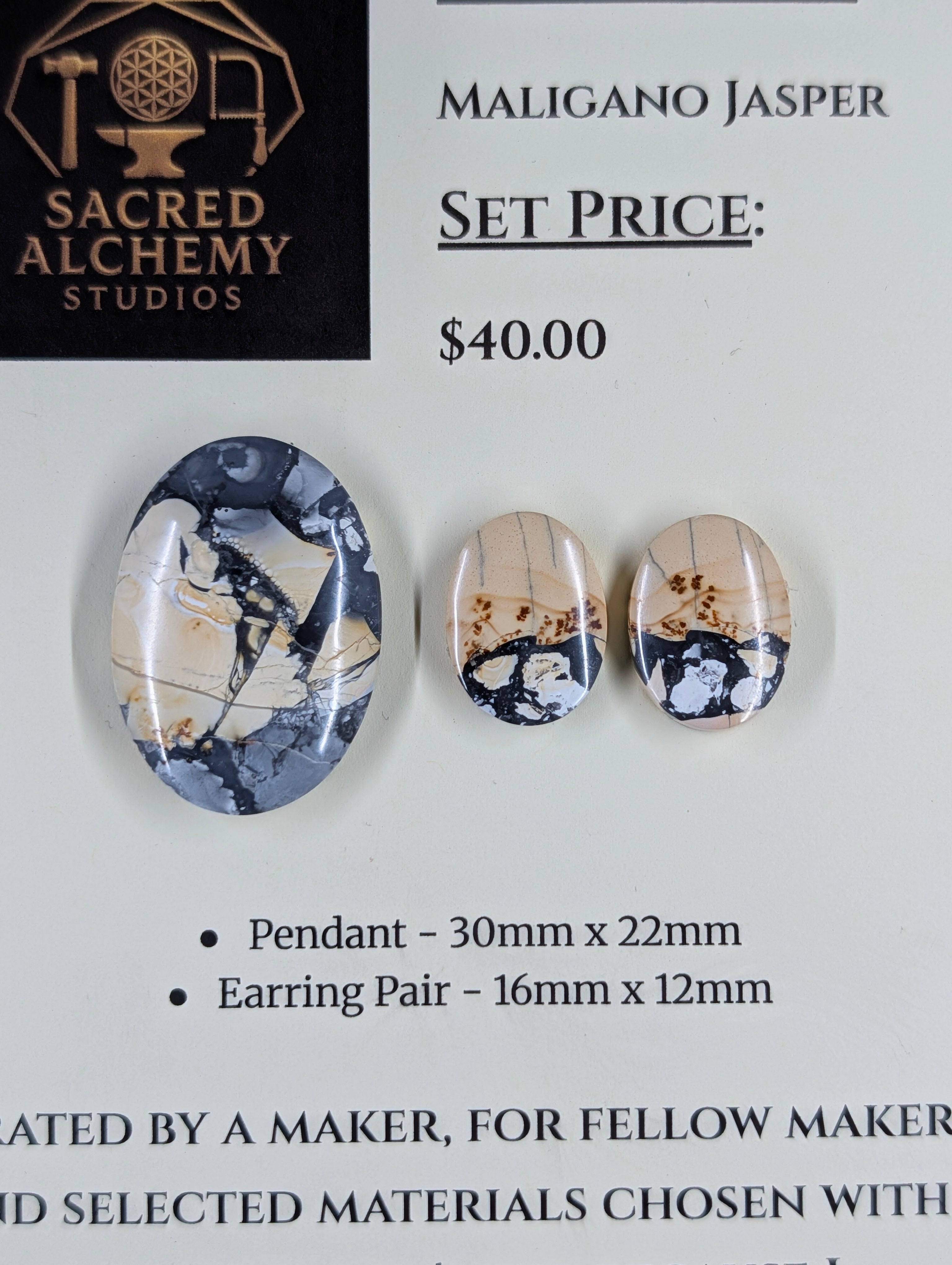 Oval Shape - Maligano Jasper - Design-Ready Set