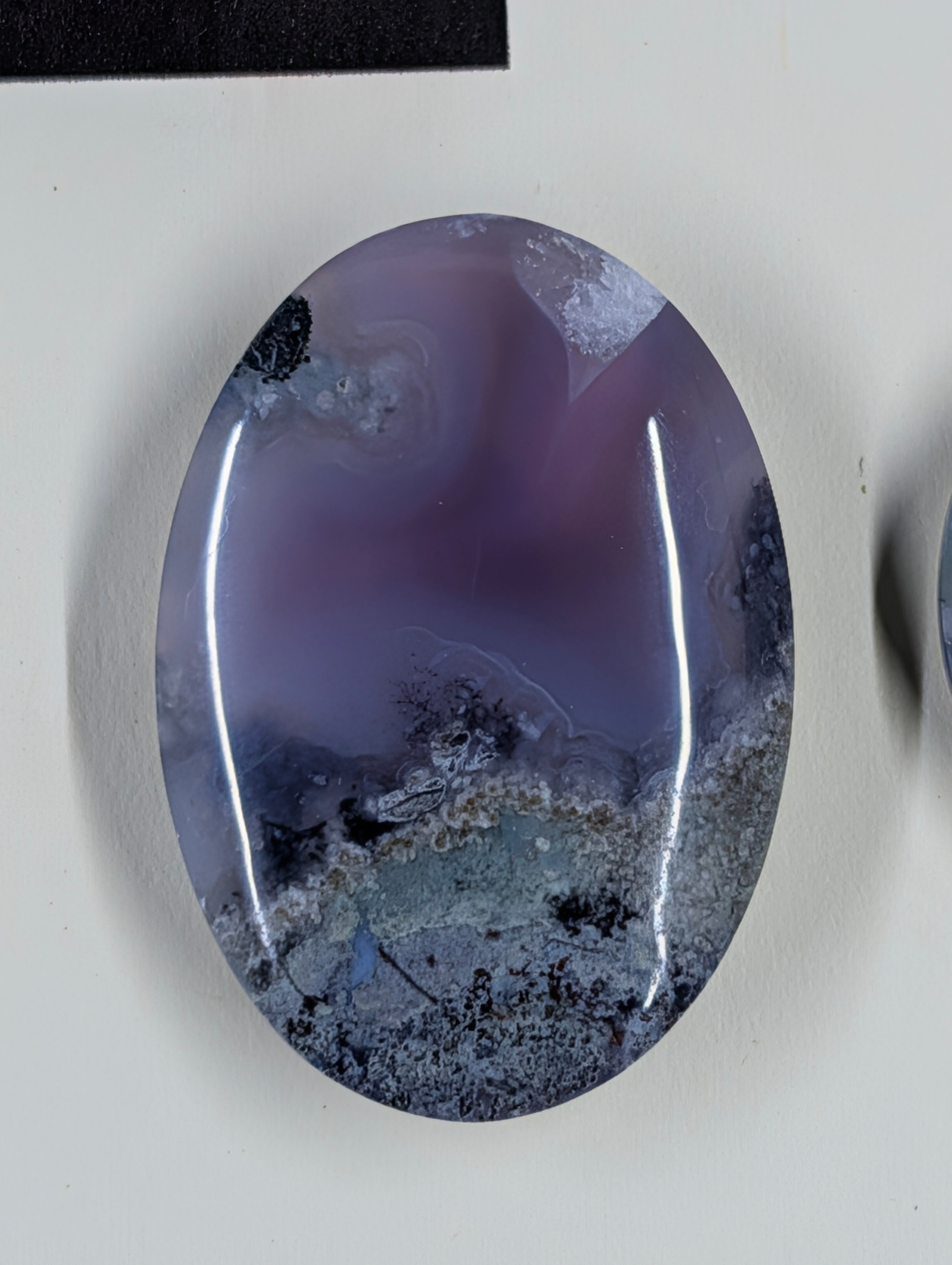 Oval Shape - Purple Moss Agate - Design-Ready Set