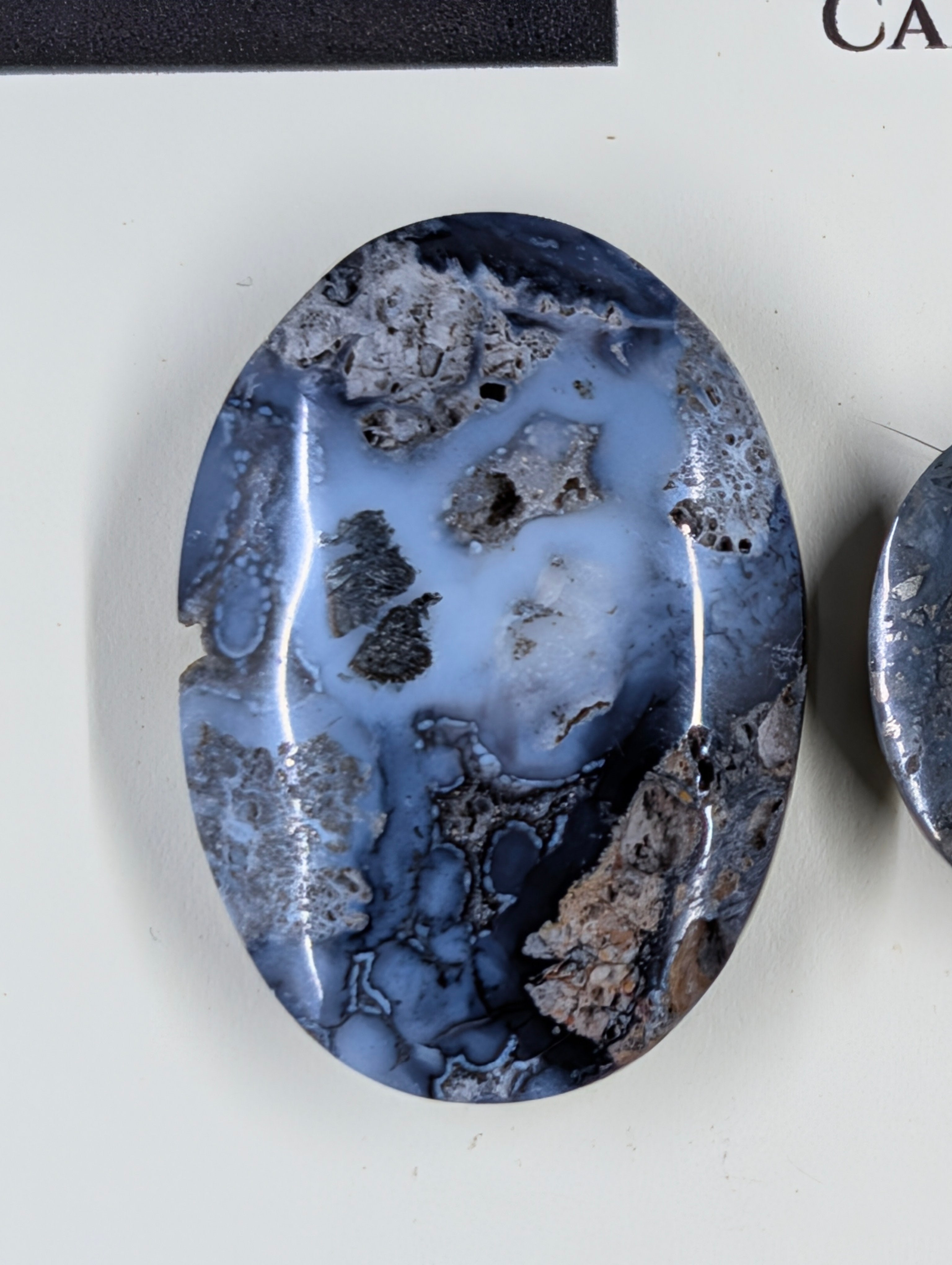 Oval Shape - Marcasite in Agate - Sacred Alchemy Select - Design-Ready Set