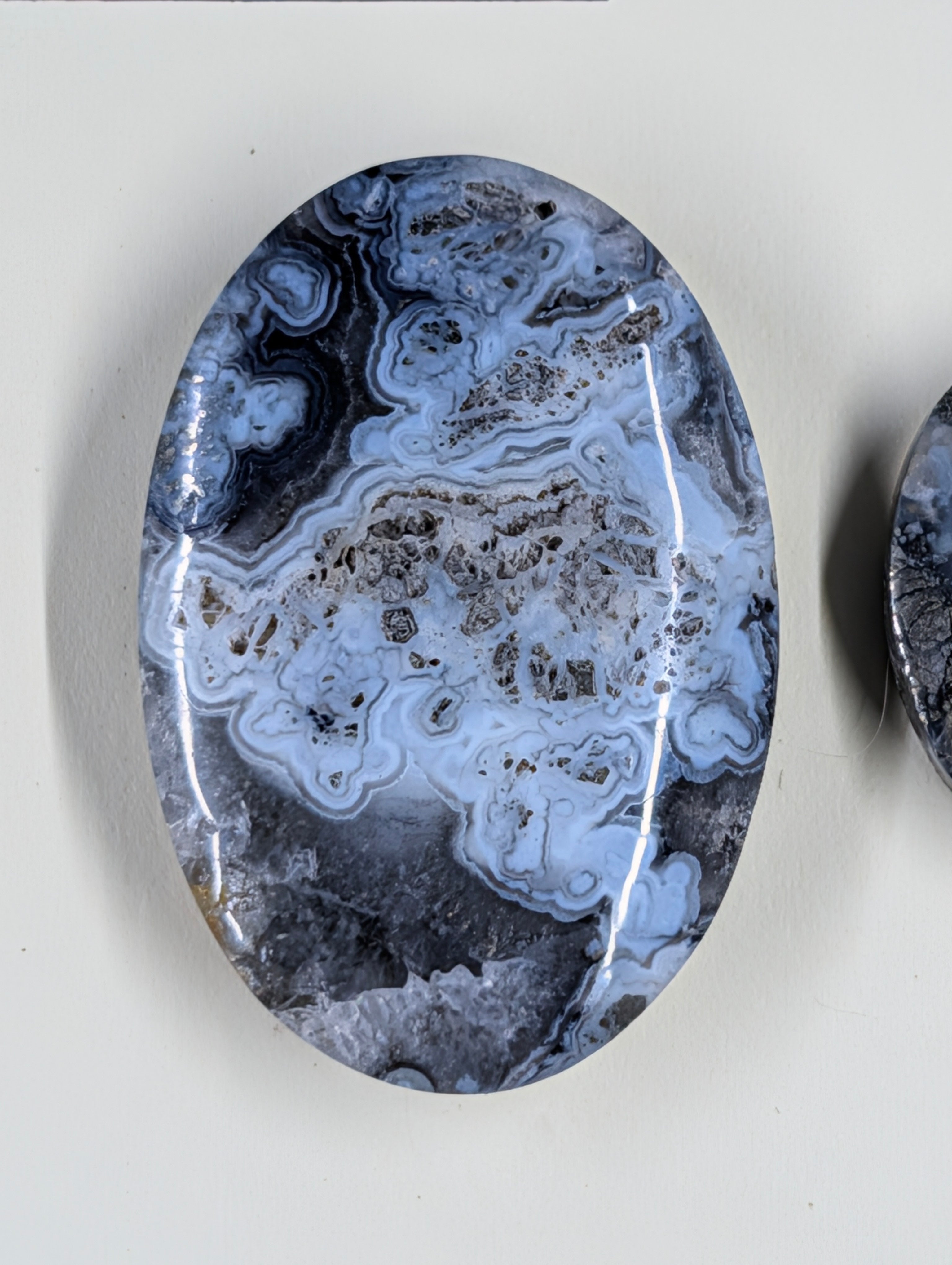 Oval Shape - Marcasite in Agate - Sacred Alchemy Select - Design-Ready Set