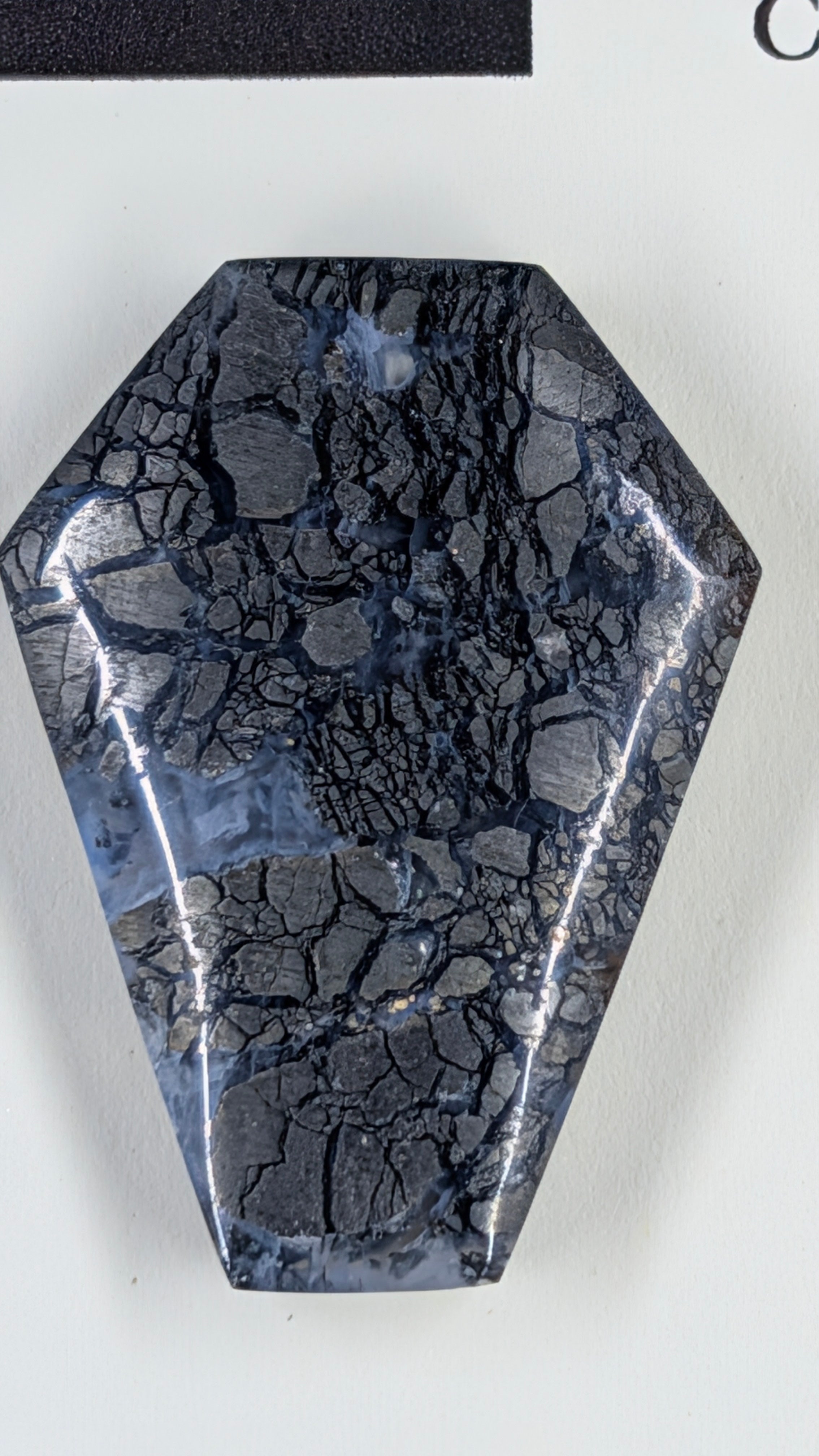 Coffin Shape - Marcasite in Agate - Sacred Alchemy Select - Design-Ready Set