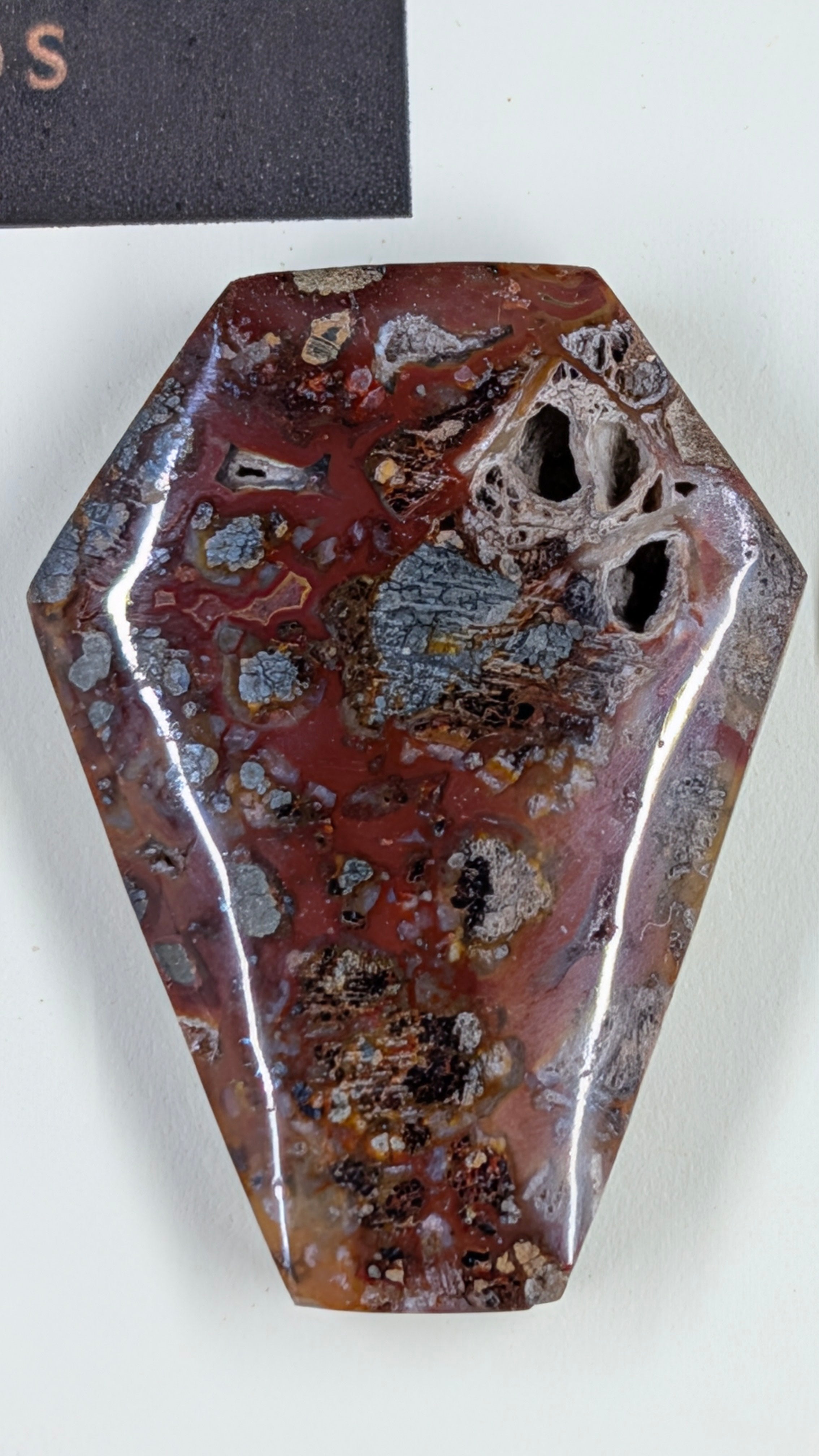 Coffin Shape - Red Marcasite - Design-Ready Set