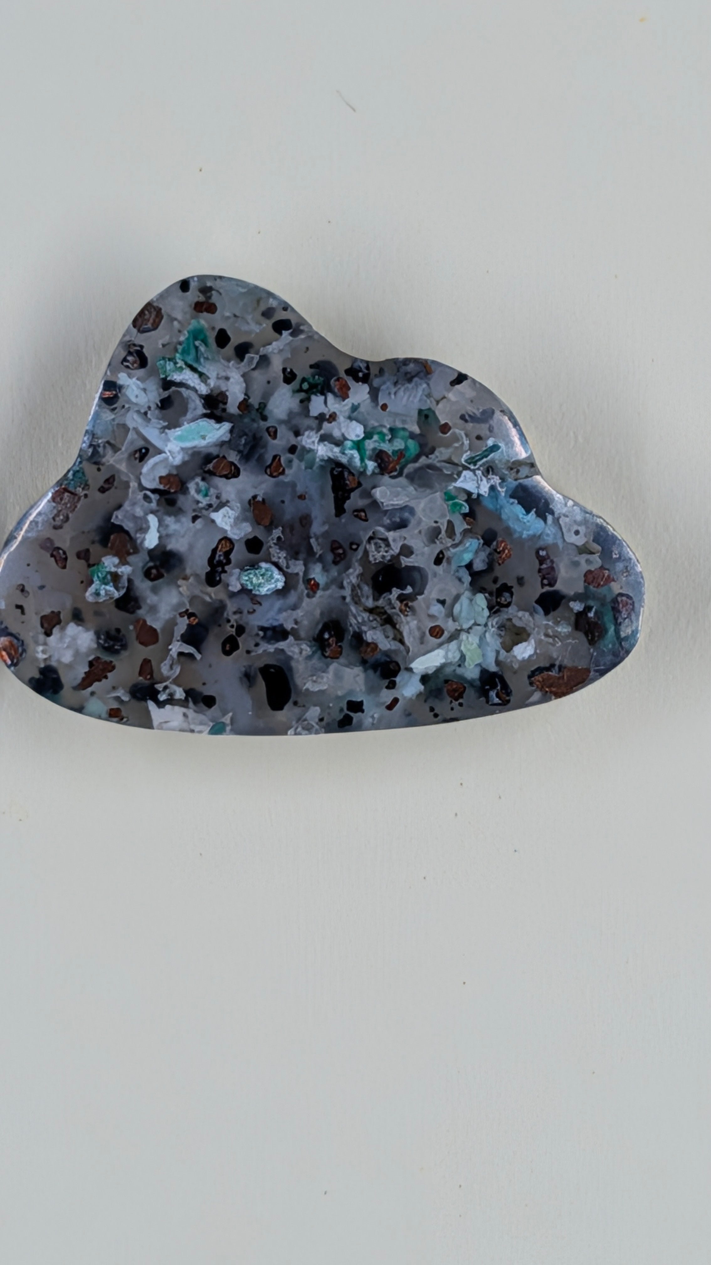 Cloud Shape - Confetti Chrysocolla - Sacred Alchemy Select - Design-Ready Pair.
